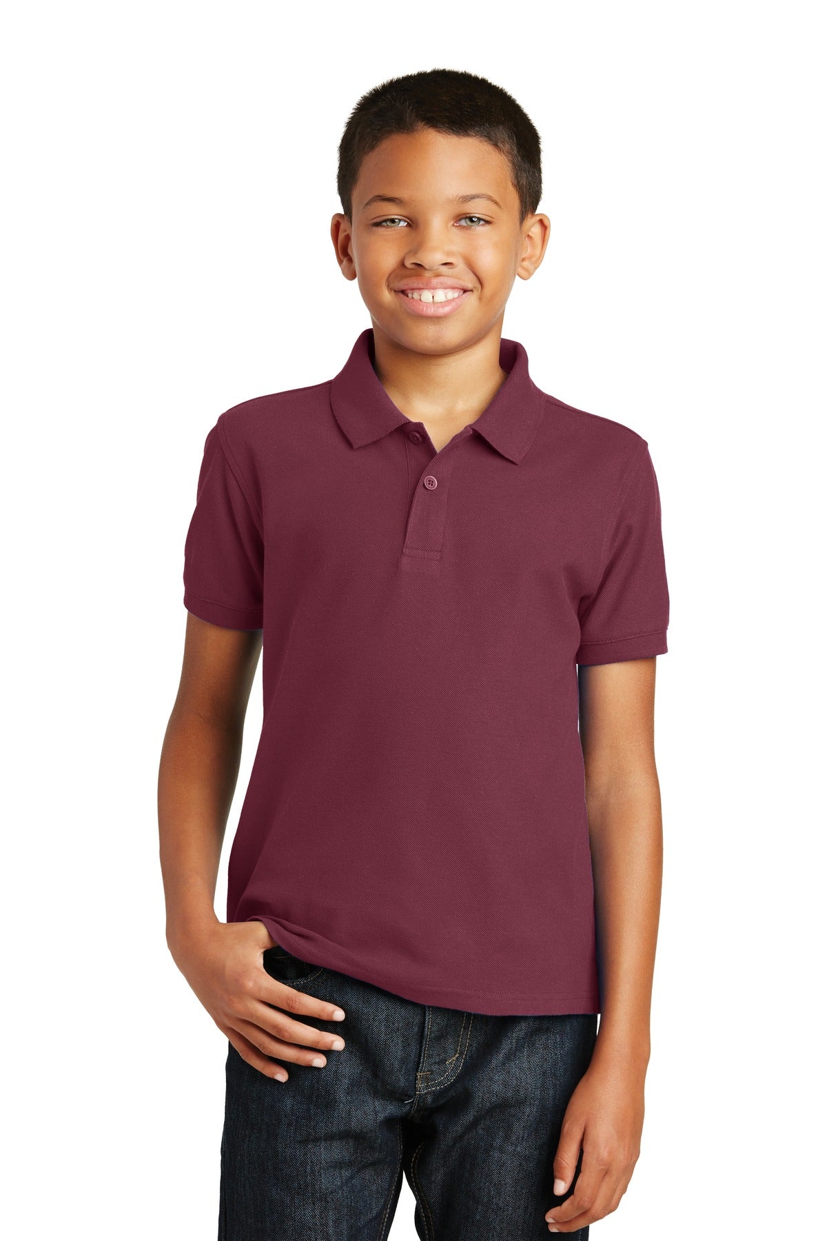 Port Authority Y100 Youth Core Classic Pique Polo Wholesale Blank