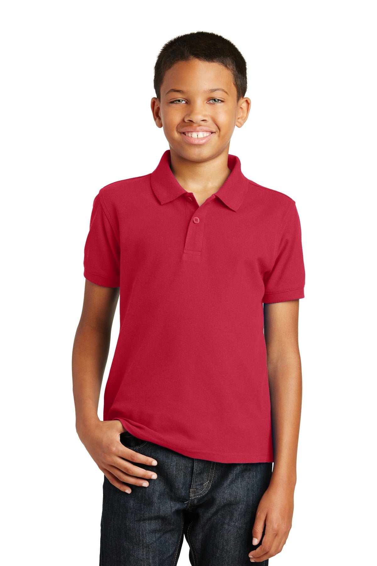 Port Authority ® Youth Core Classic Pique Polo. Y100 - Port Authority Y100