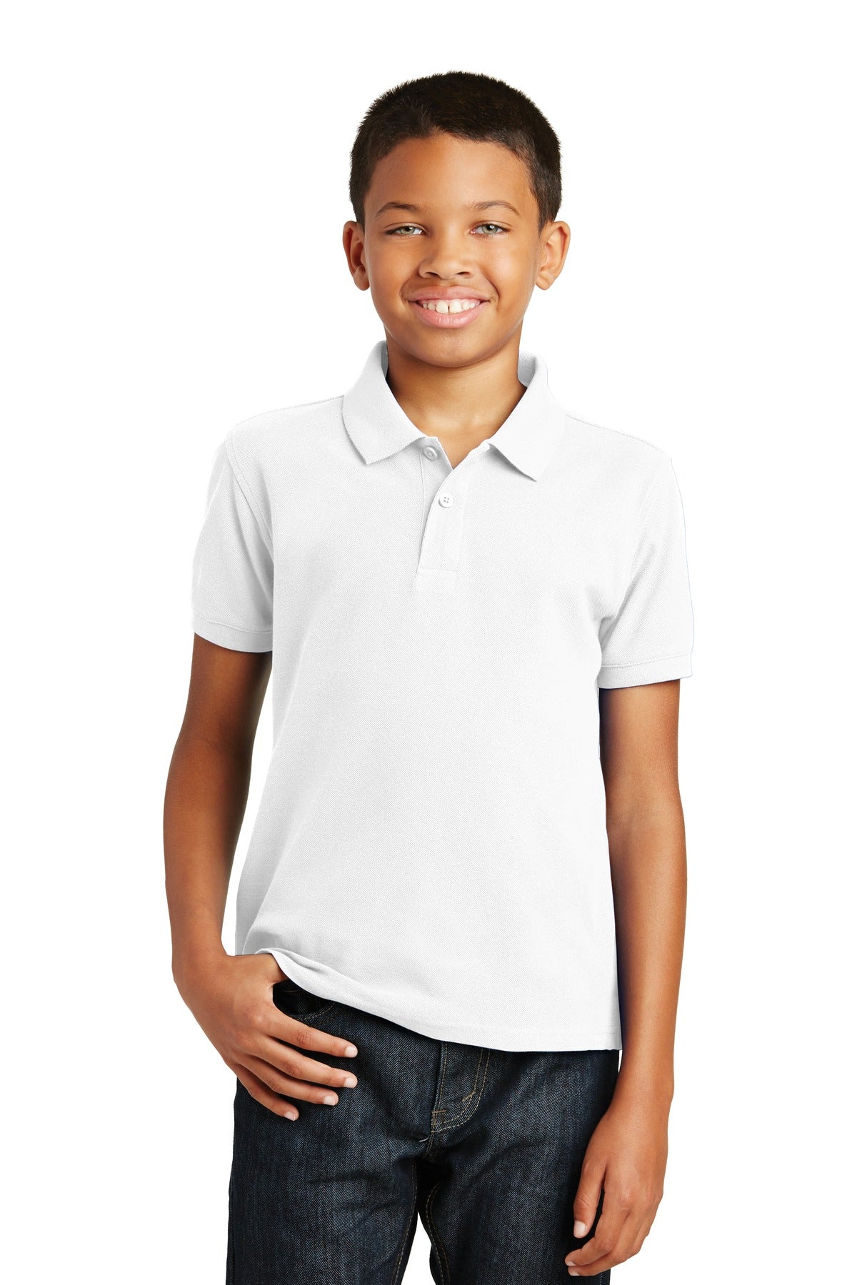 Port Authority ® Youth Core Classic Pique Polo. Y100 - Port Authority Y100