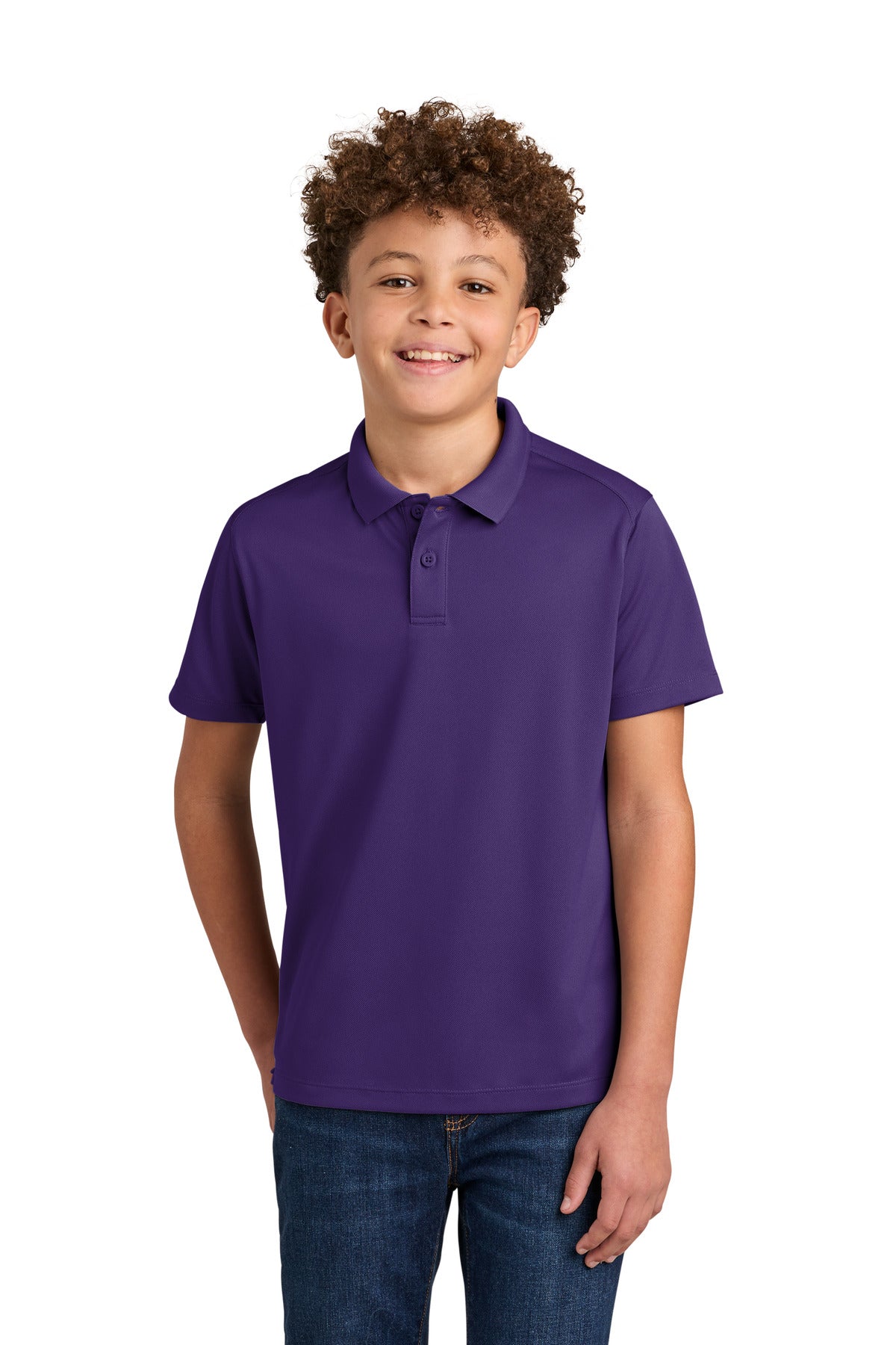 Port Authority Y240 Youth Wearever Performance Pique Polo