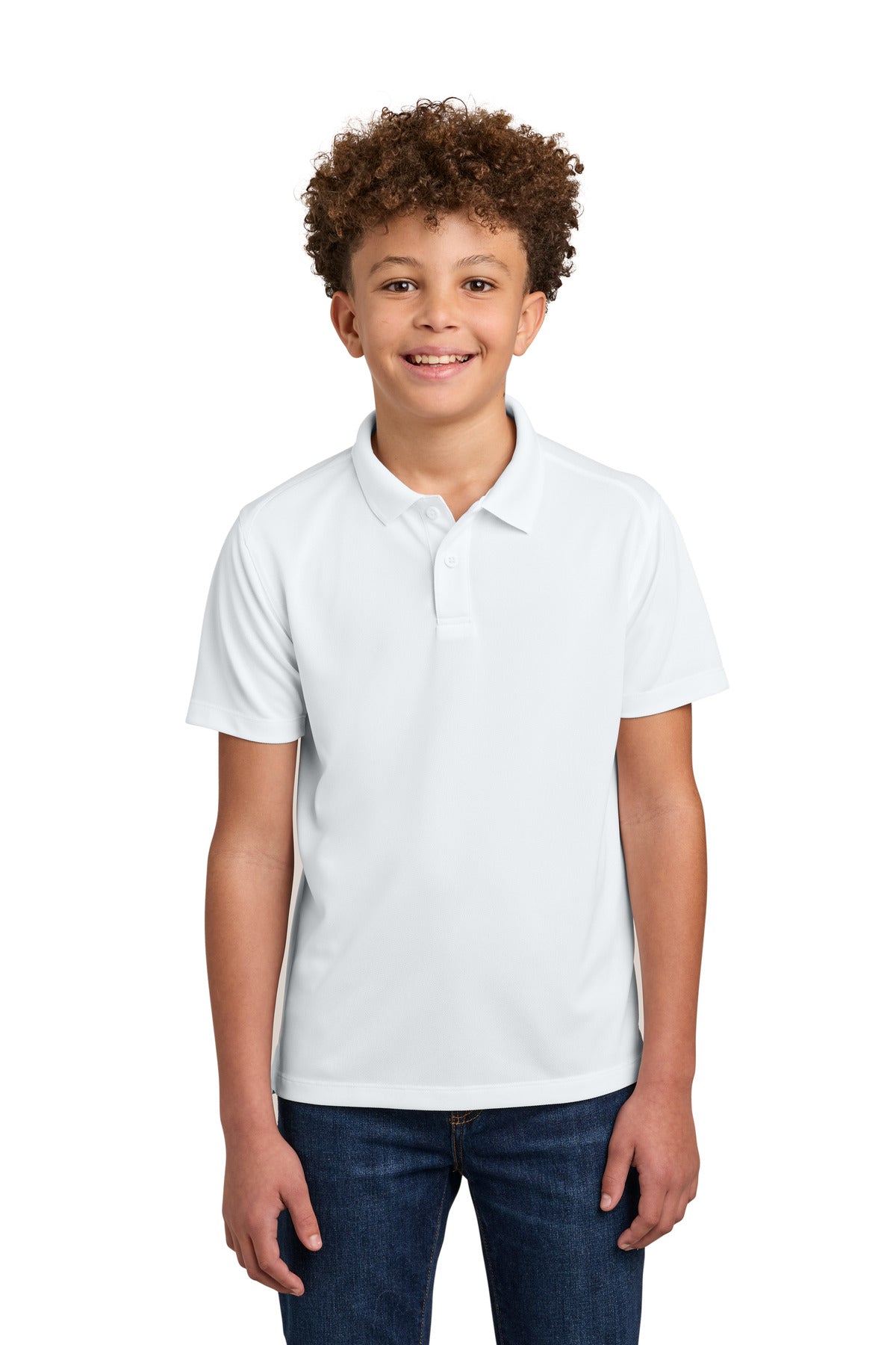 Port Authority Y240 Youth Wearever Performance Pique Polo