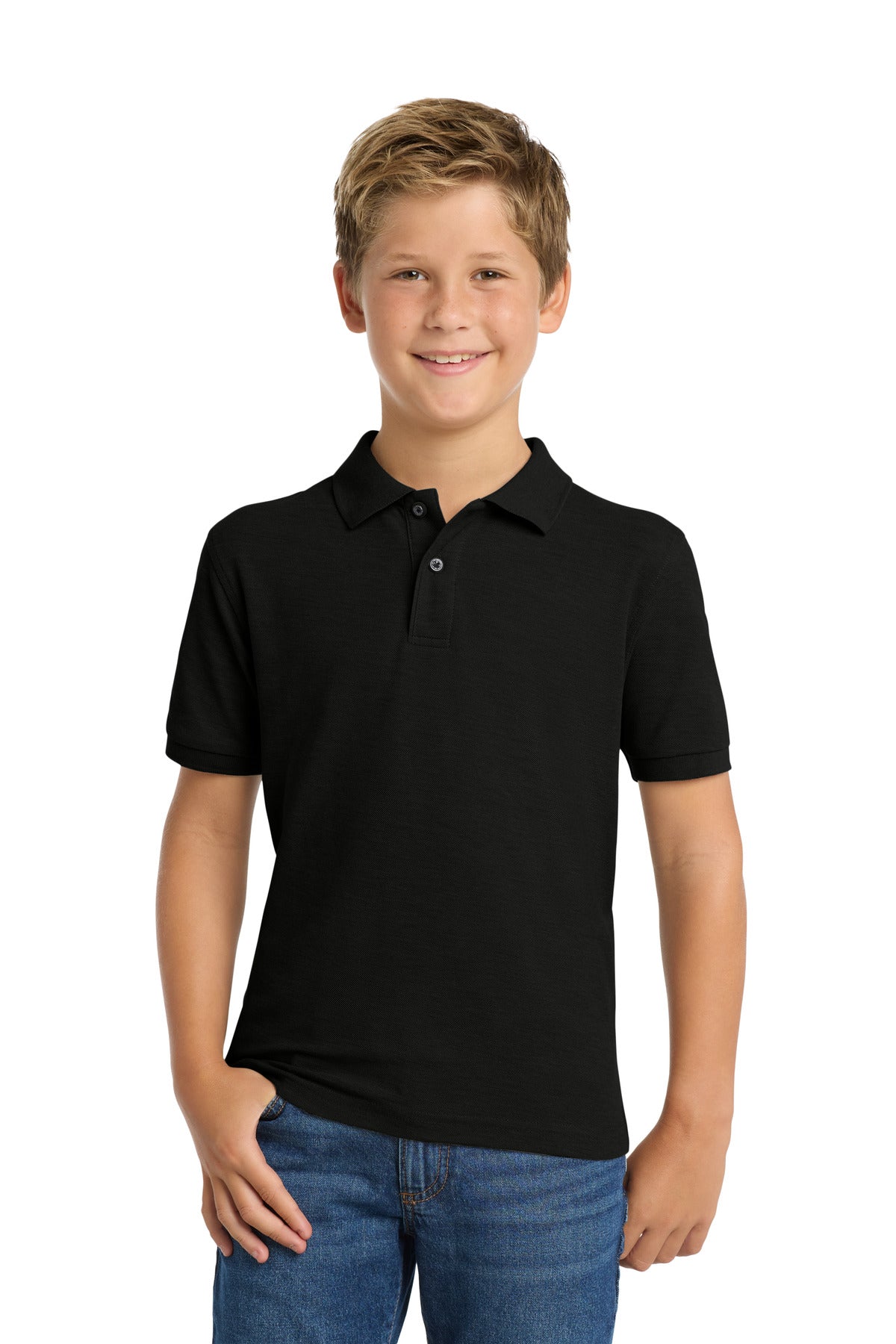 Port Authority Y500 Youth Silk Touch Polo Wholesale Blank