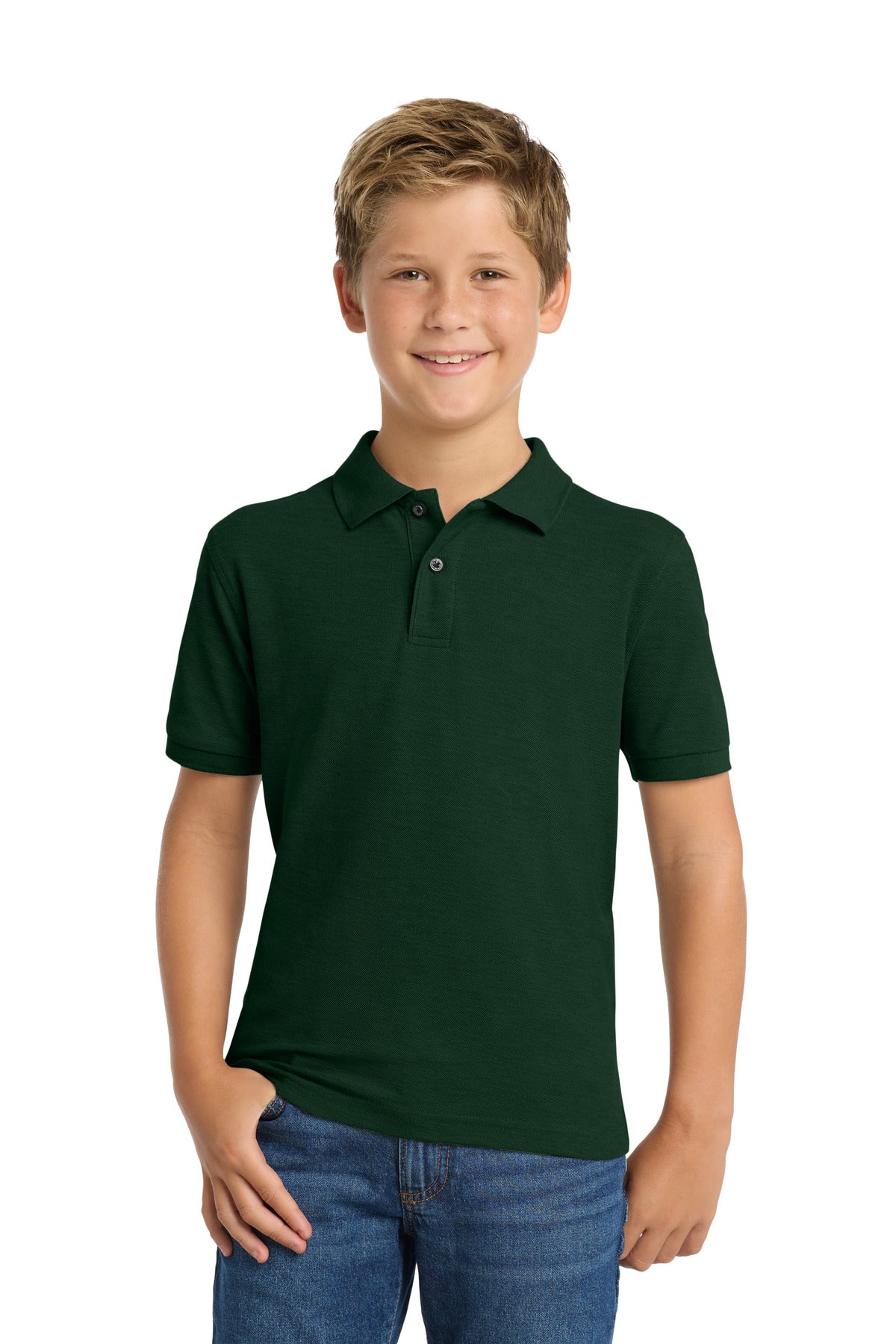 Port Authority ® Youth Silk Touch™ Polo. Y500 - Port Authority Y500