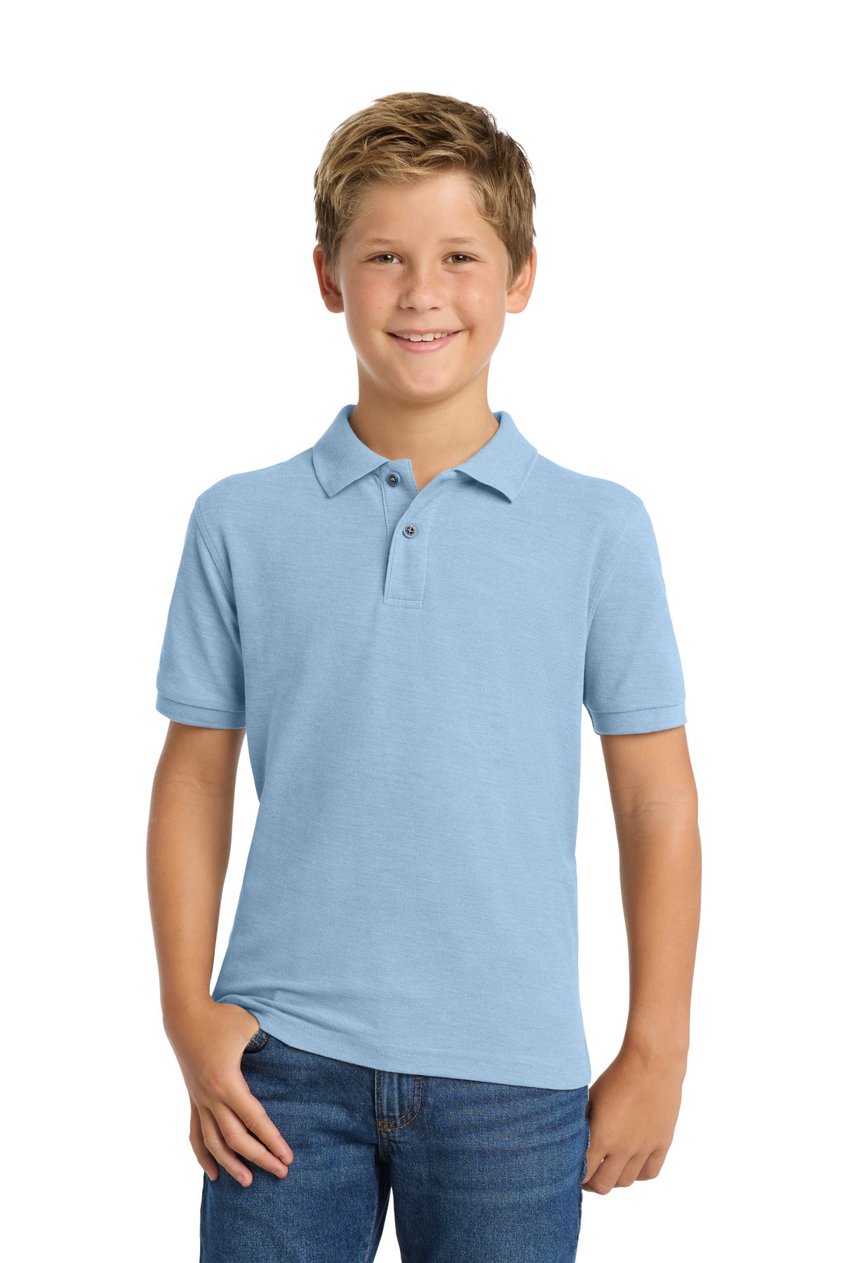Port Authority Y500 Youth Silk Touch Polo Wholesale Blank