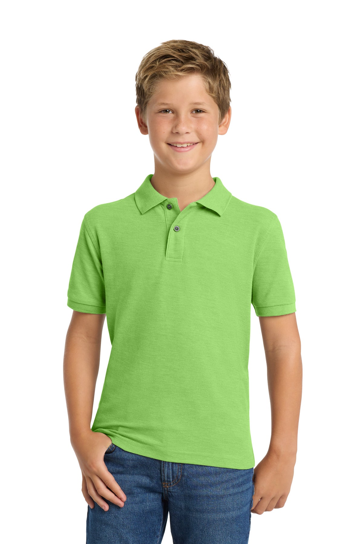 Port Authority ® Youth Silk Touch™ Polo. Y500 - Port Authority Y500