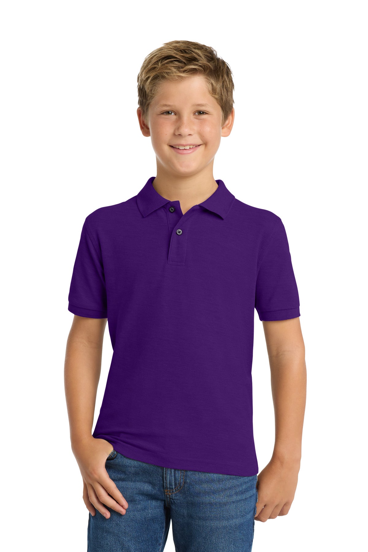 Port Authority Y500 Youth Silk Touch Polo Wholesale Blank