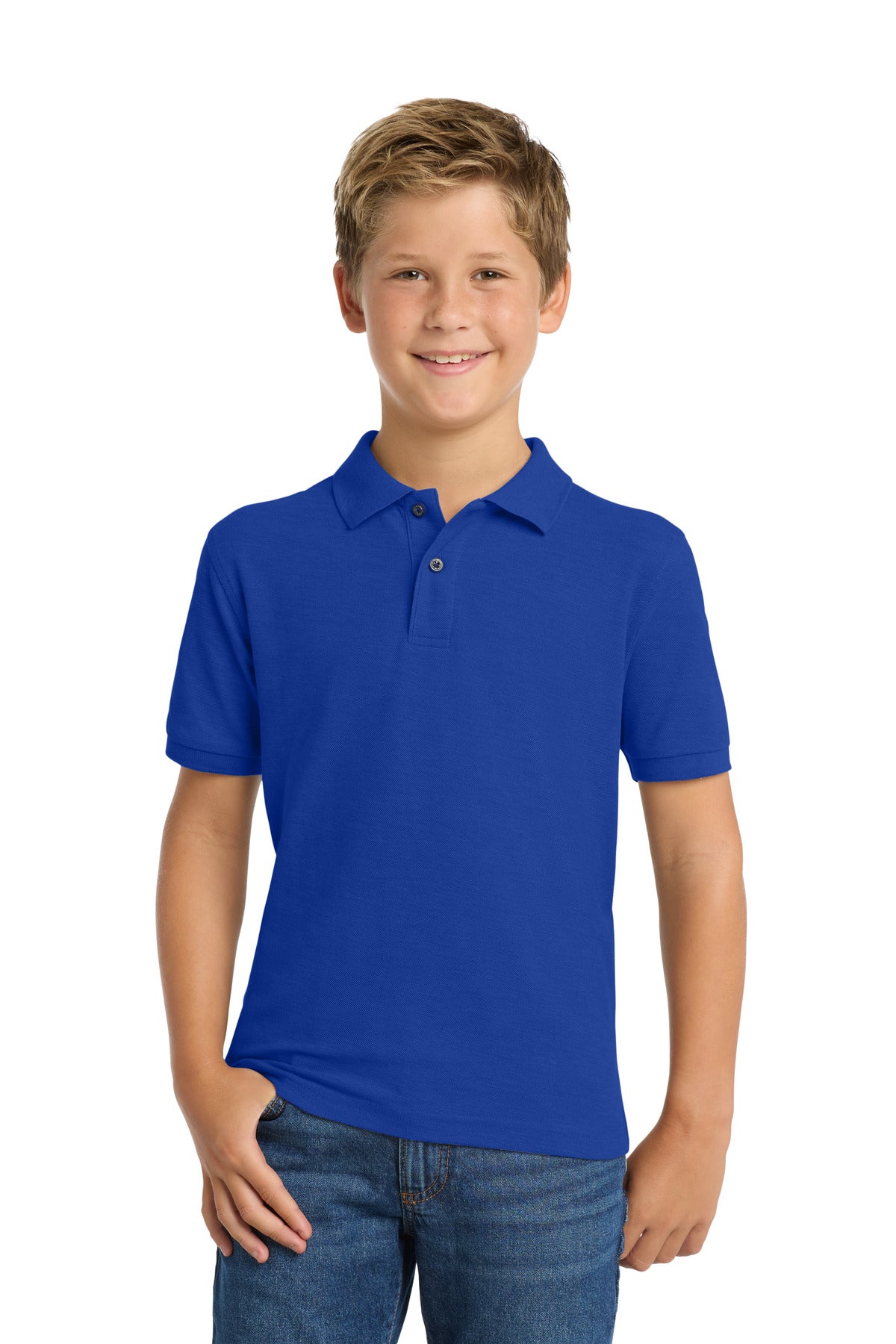Port Authority Y500 Youth Silk Touch Polo Wholesale Blank