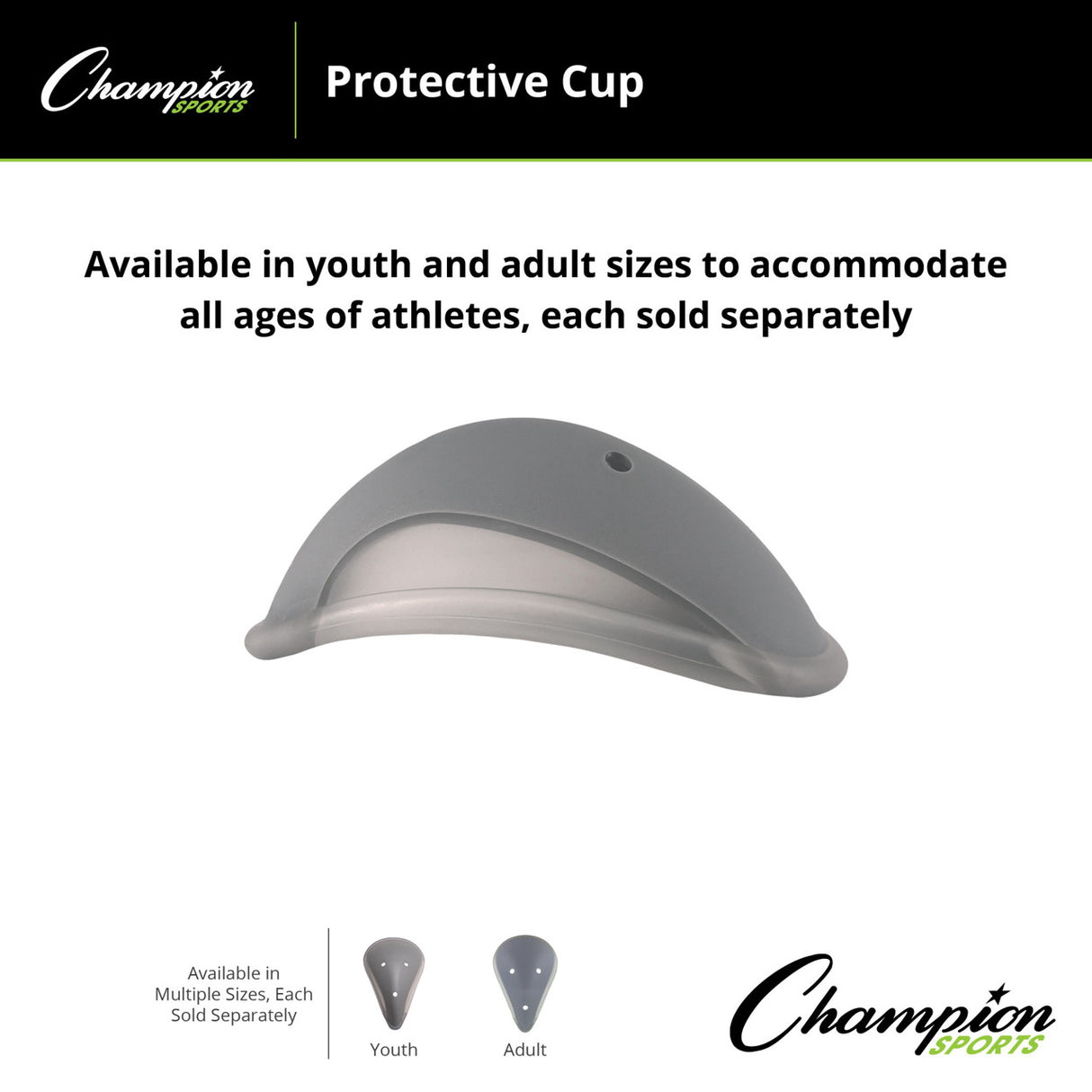 Champion Sports PROTECTIVE ATHLETIC CUP ADULT