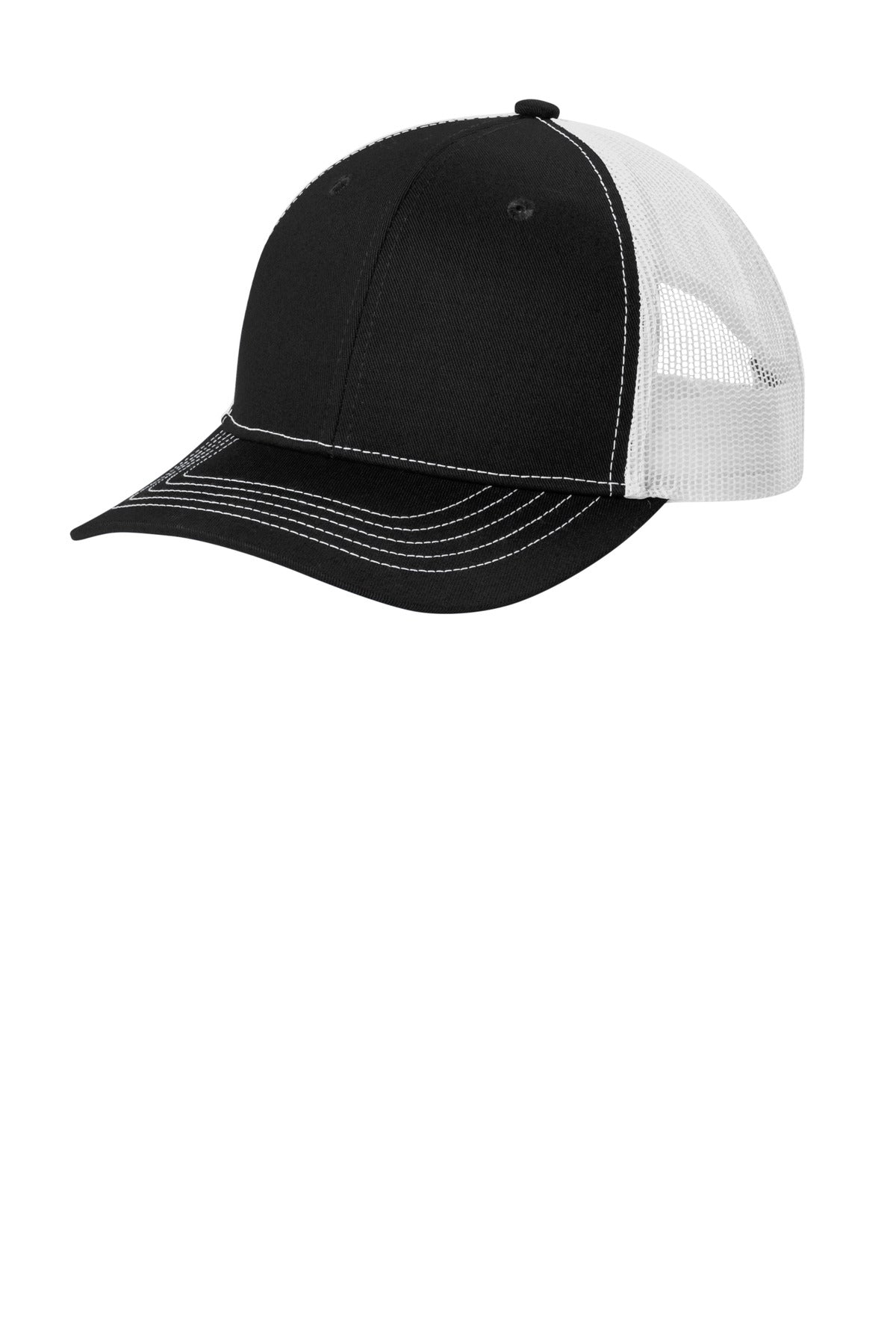 Port Authority YC402 Youth Snapback Trucker Cap Wholesale Blank