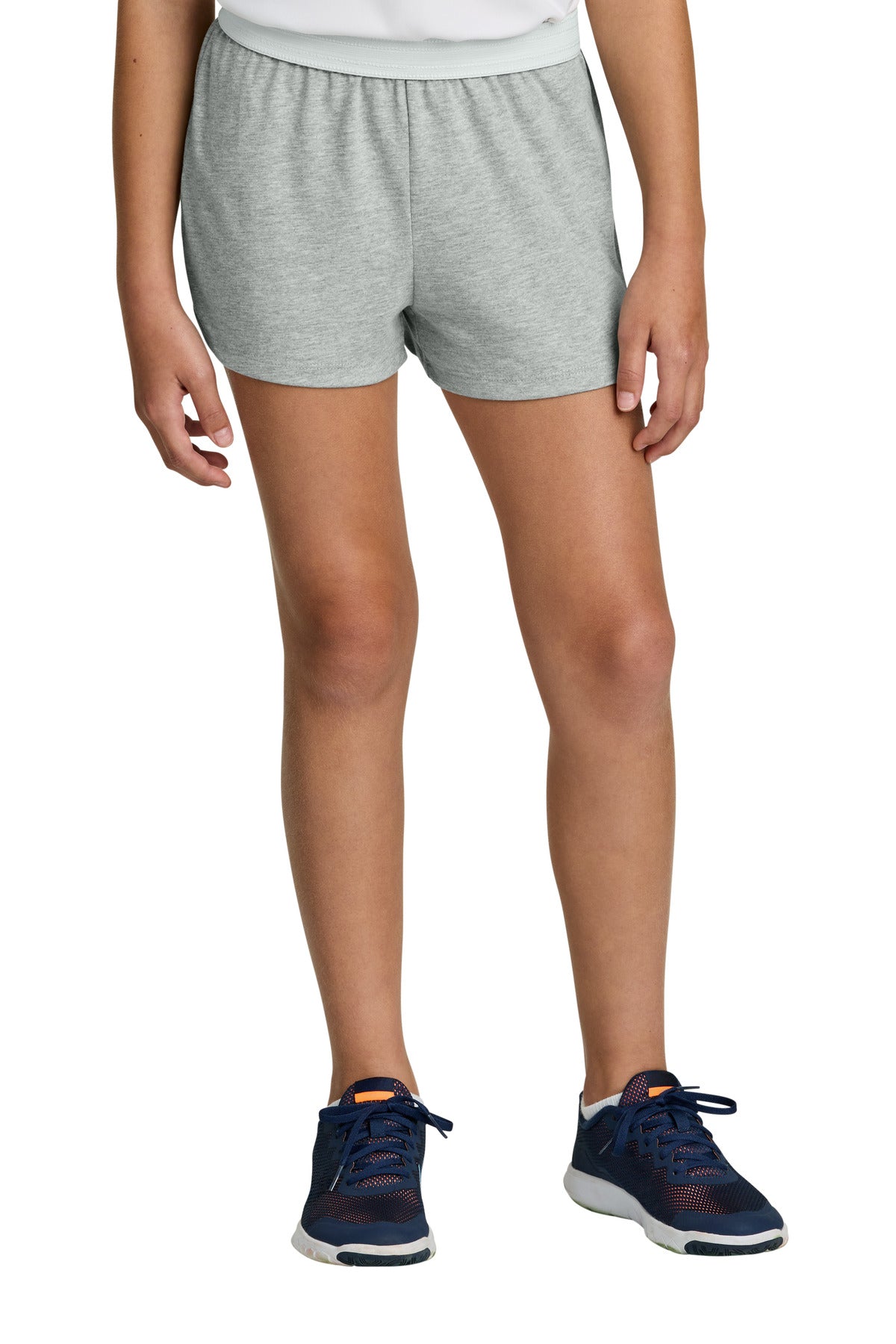 Sport-Tek YGST311 Girls Jersey Knit Squad Short