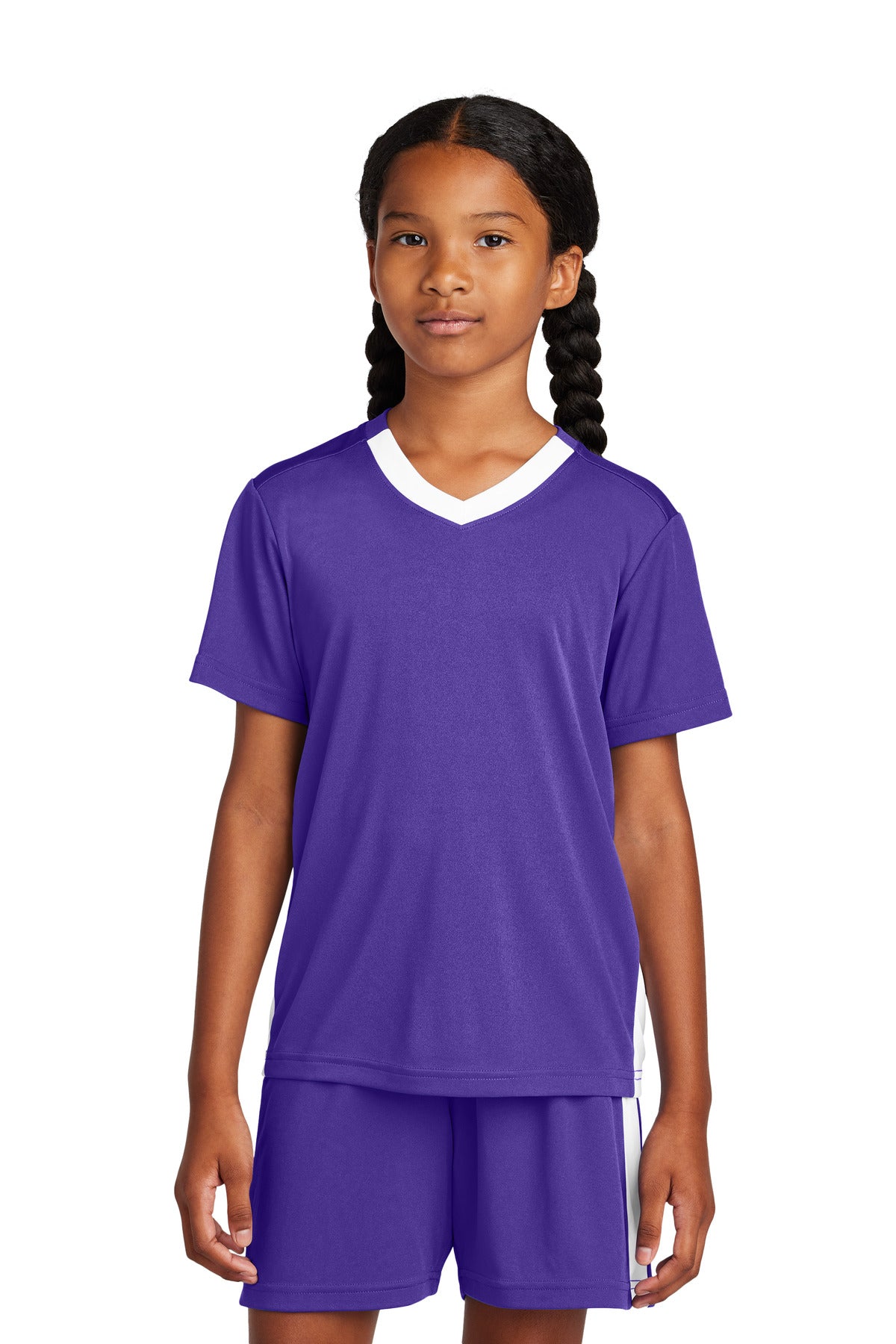 Sport-Tek YST101 Youth Competitor United V-Neck