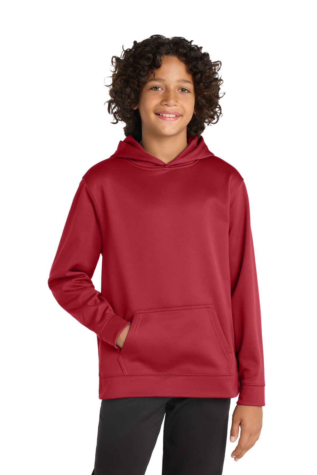 Sport-Tek ® Youth Sport-Wick ® Fleece Hooded Pullover. YST244 - Sport-Tek YST244