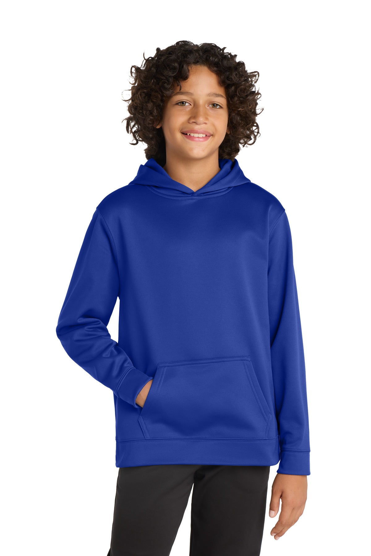 Sport-Tek ® Youth Sport-Wick ® Fleece Hooded Pullover. YST244 - Sport-Tek YST244