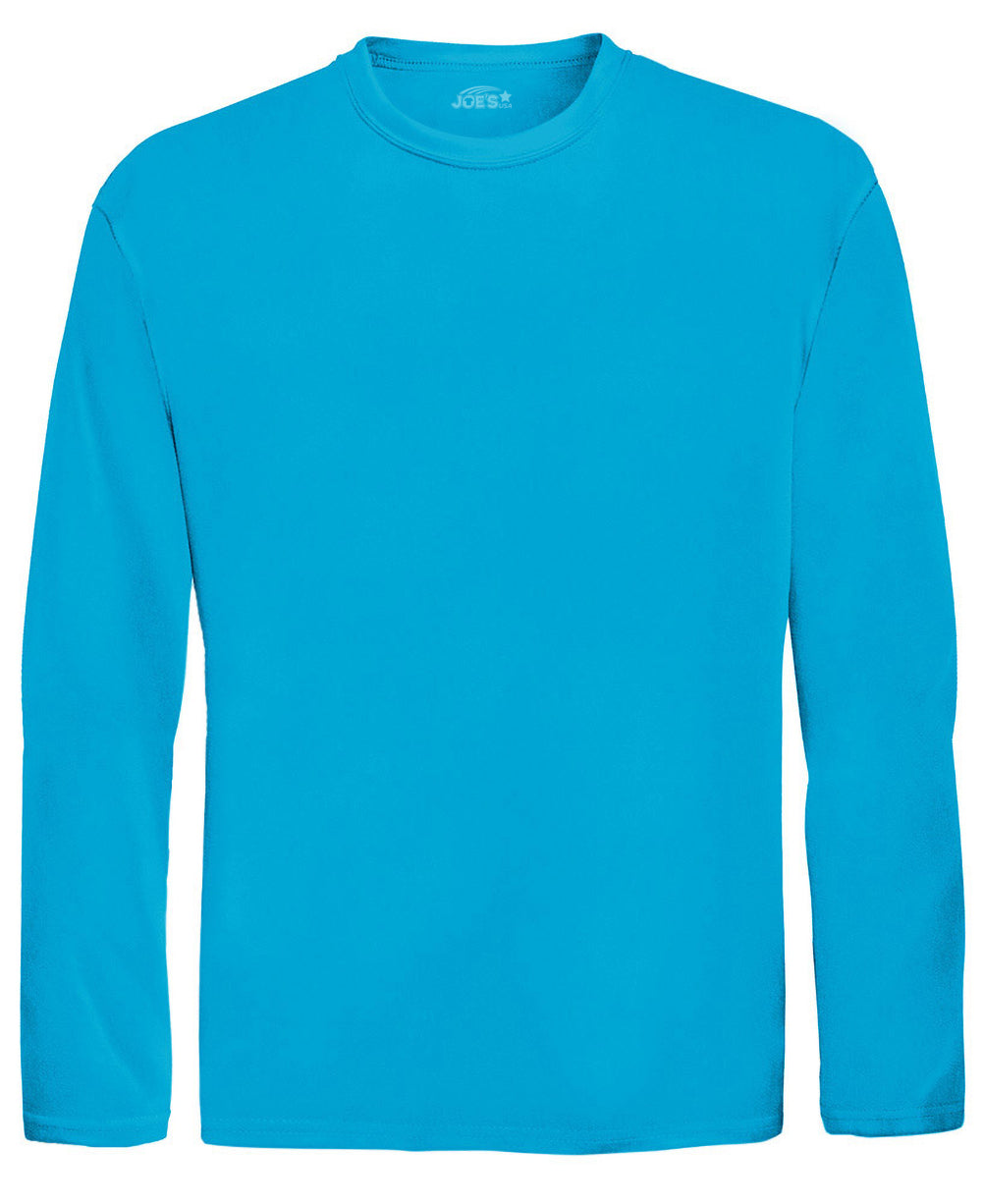 Joe's USA Youth Athletic All Sport Training Long Sleeve T-Shirts