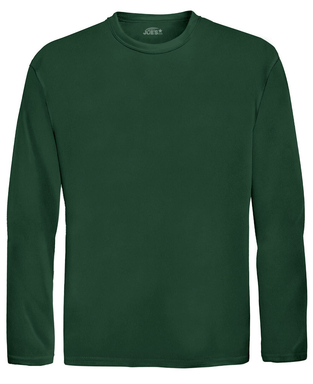 Joe's USA Youth Athletic All Sport Training Long Sleeve T-Shirts