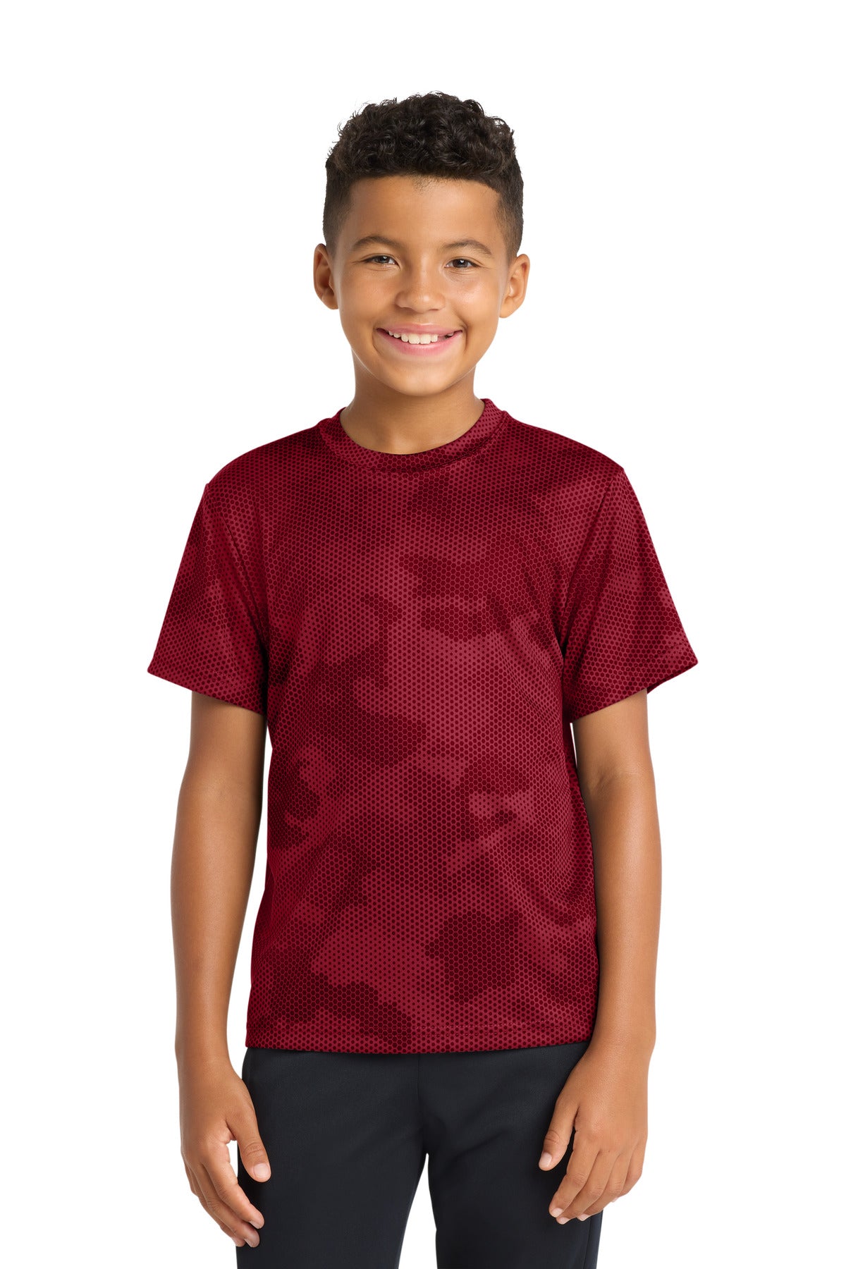 Sport-Tek ® Youth CamoHex Tee. YST370 - Sport-Tek YST370