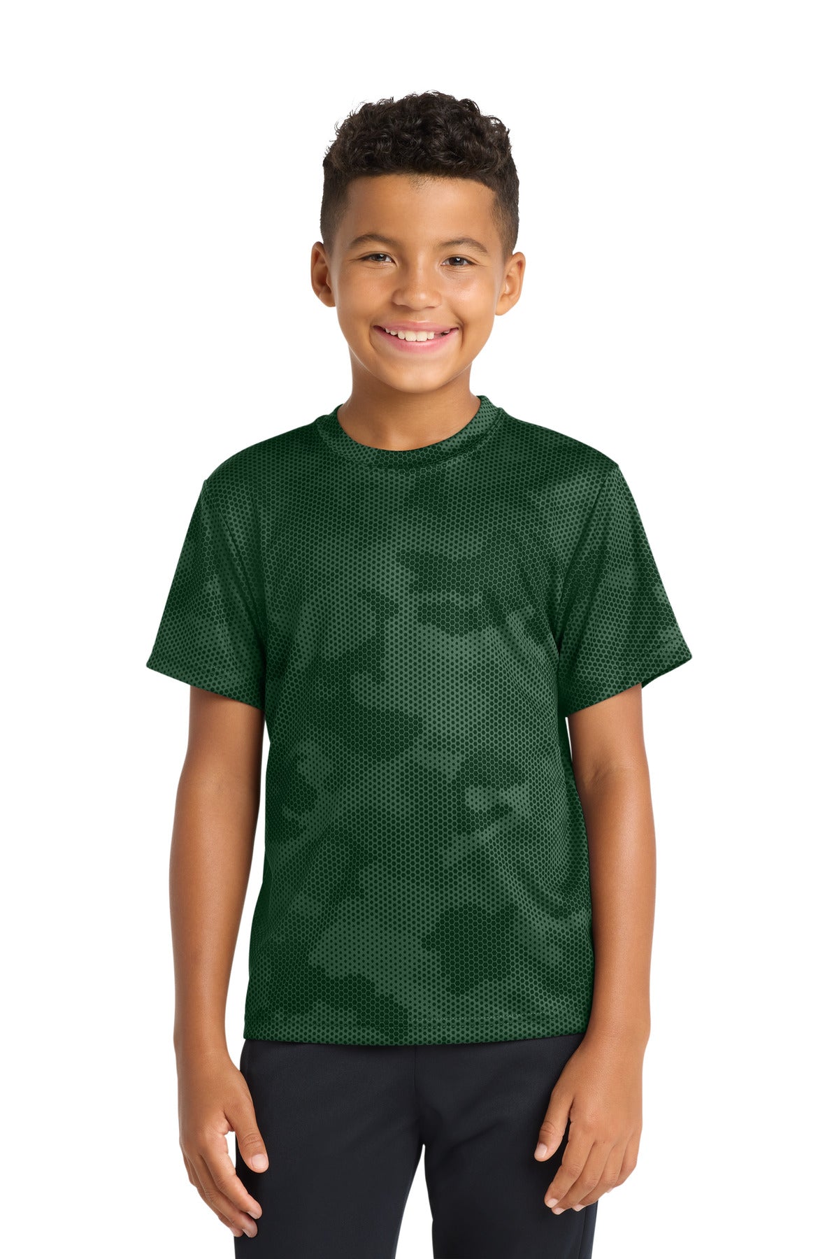 Sport-Tek ® Youth CamoHex Tee. YST370 - Sport-Tek YST370