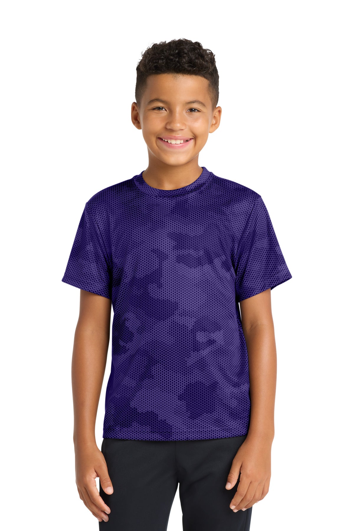 Sport-Tek ® Youth CamoHex Tee. YST370 - Sport-Tek YST370