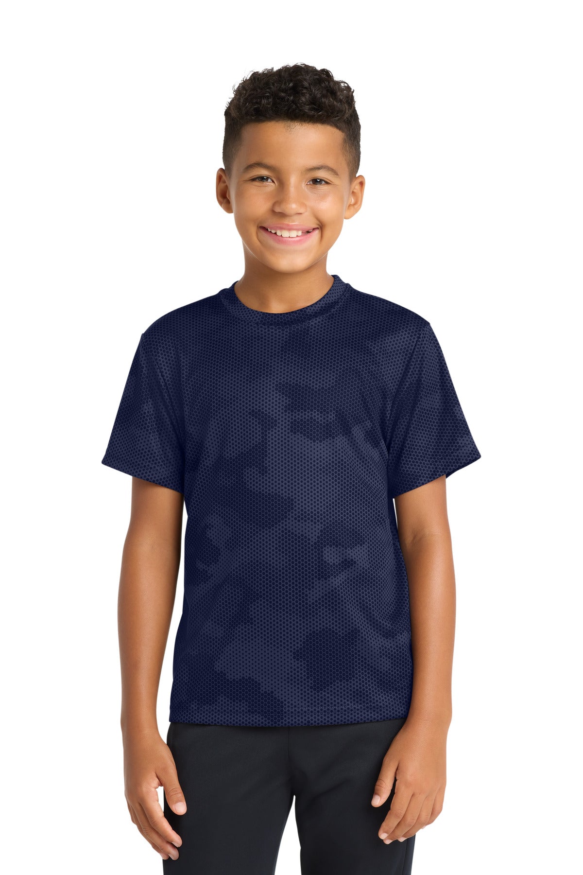 Sport-Tek YST370 Youth CamoHex Tee