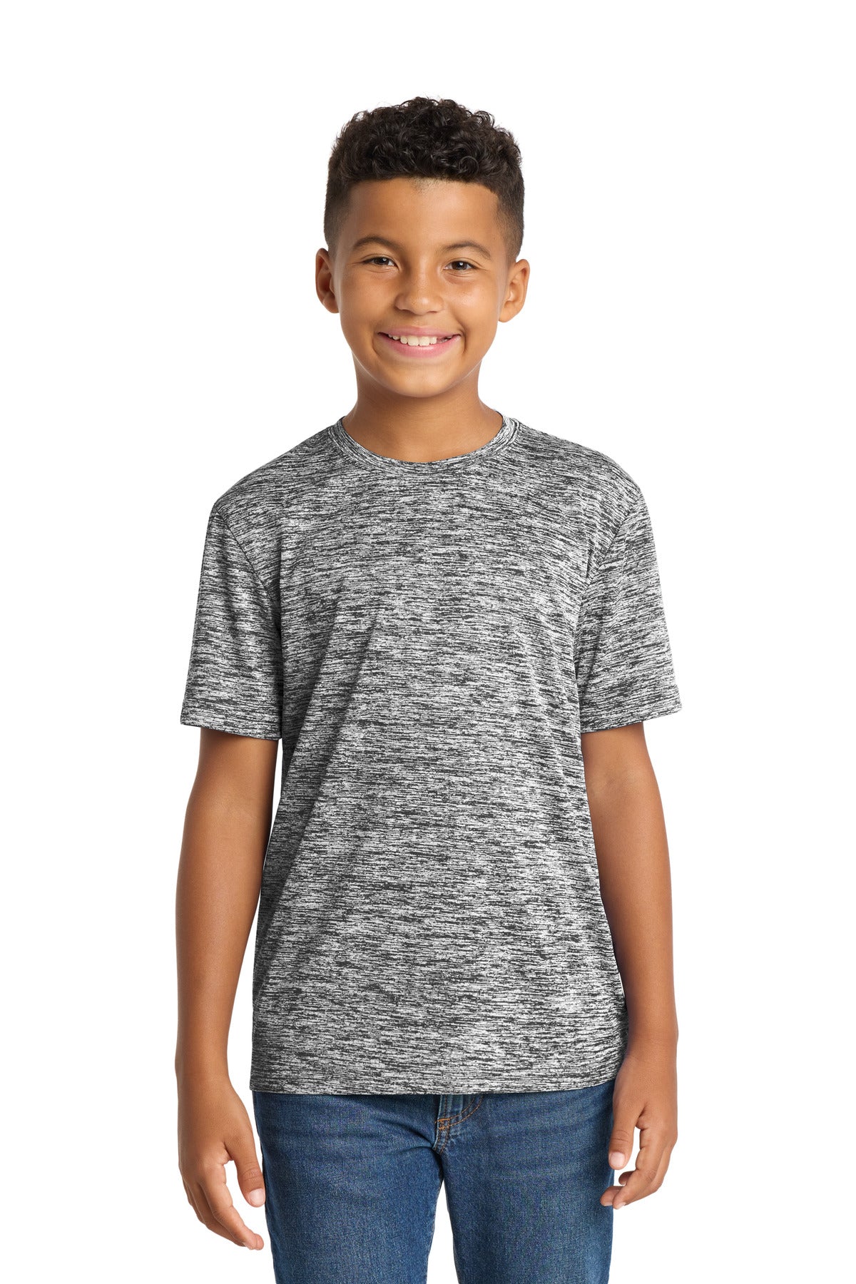 Sport-Tek YST390 Youth PosiCharge Electric Heather Tee