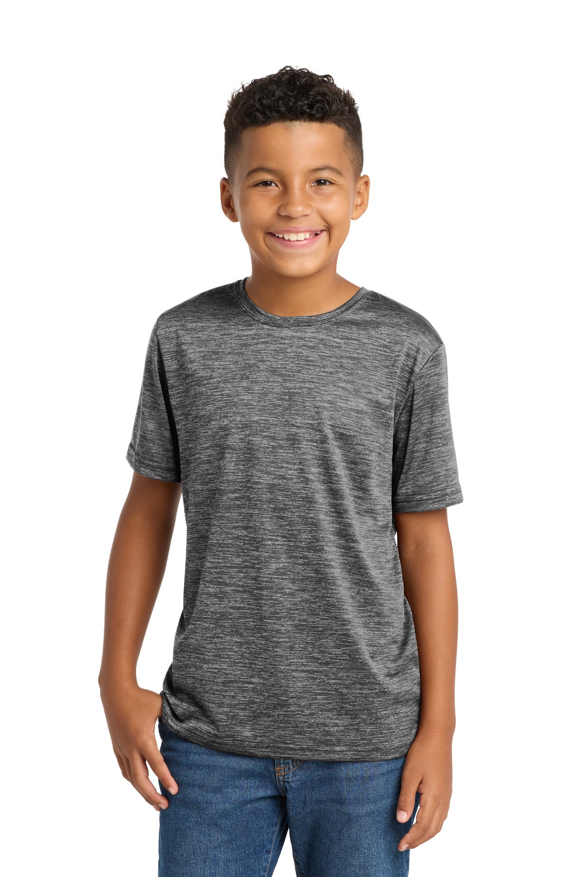 Sport-Tek YST390 Youth PosiCharge Electric Heather Tee