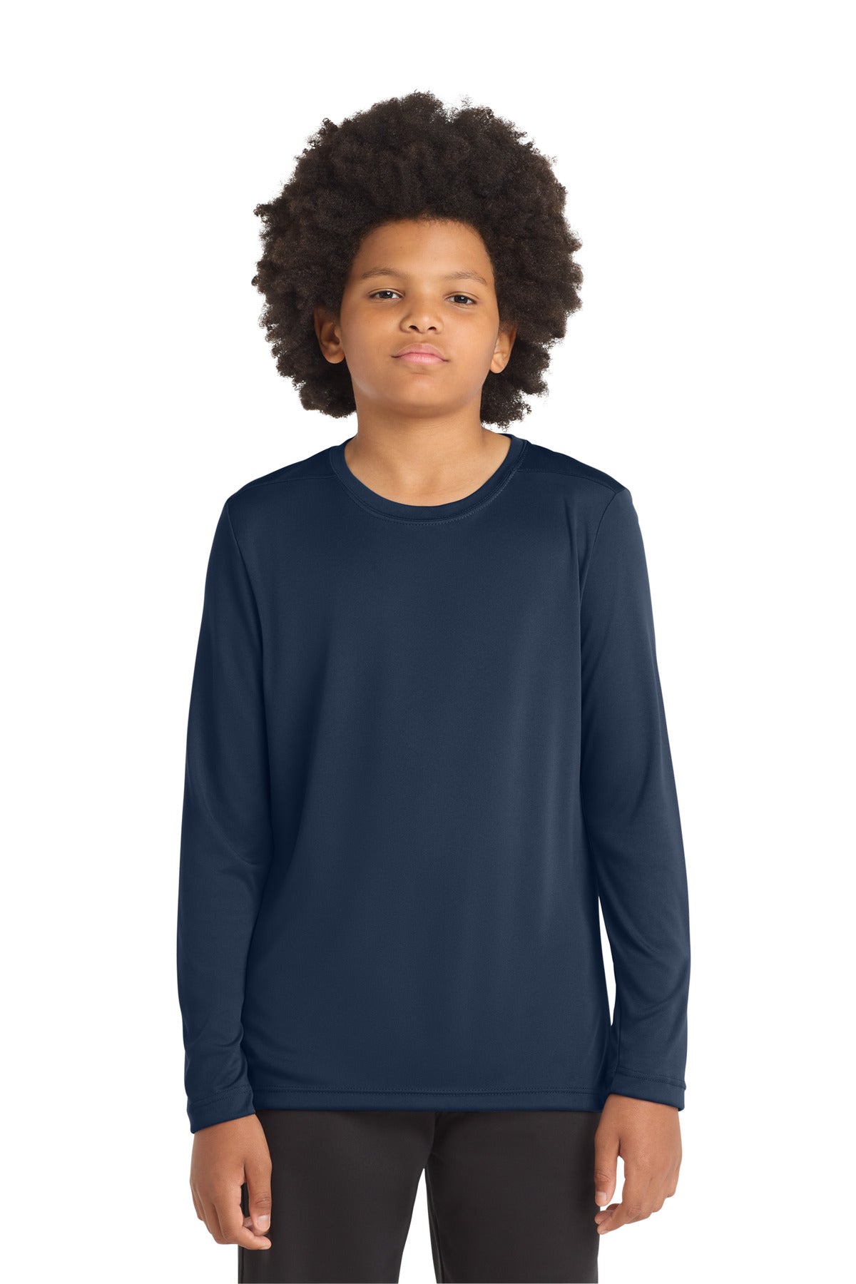 Sport-Tek ® Youth Posi-UV ® Pro Long Sleeve Tee. YST420LS - Sport-Tek YST420LS