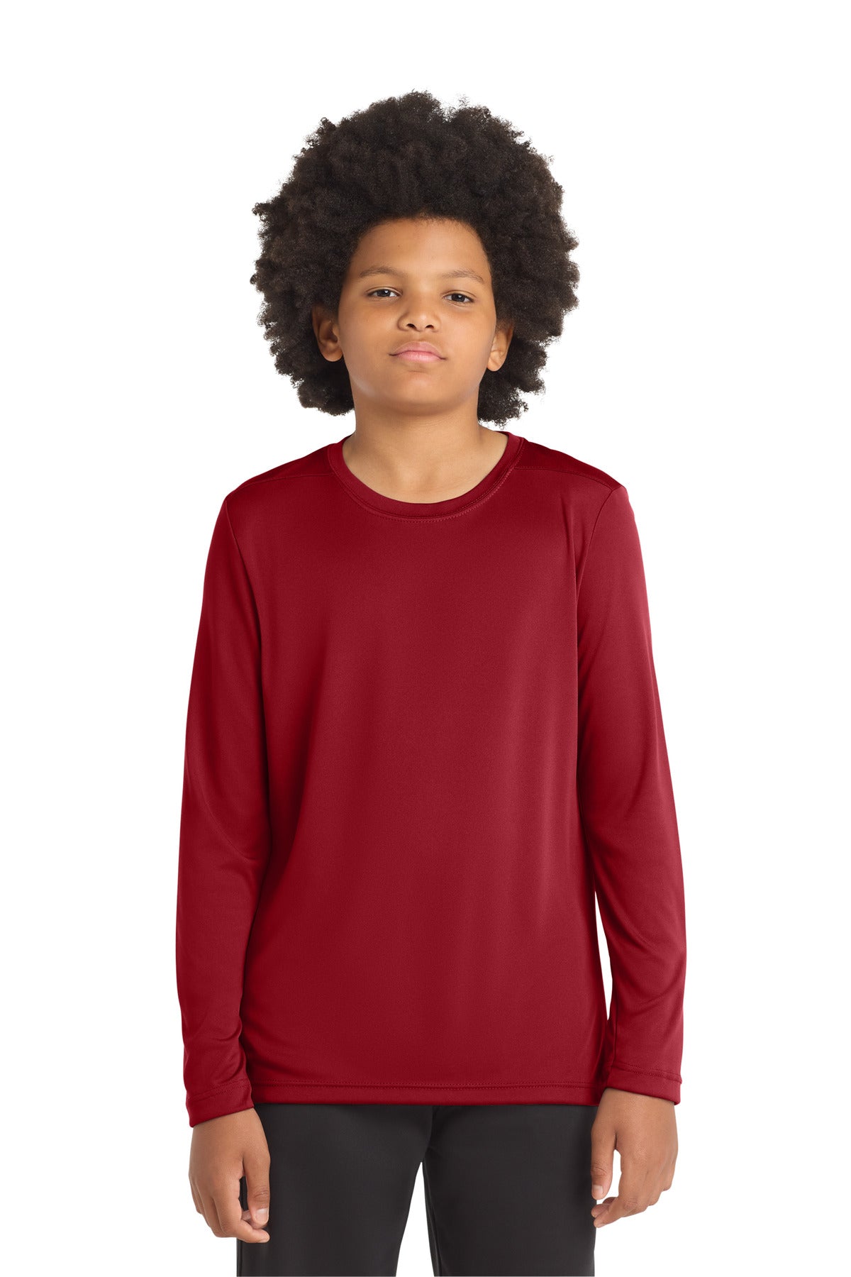 Sport-Tek ® Youth Posi-UV ® Pro Long Sleeve Tee. YST420LS - Sport-Tek YST420LS