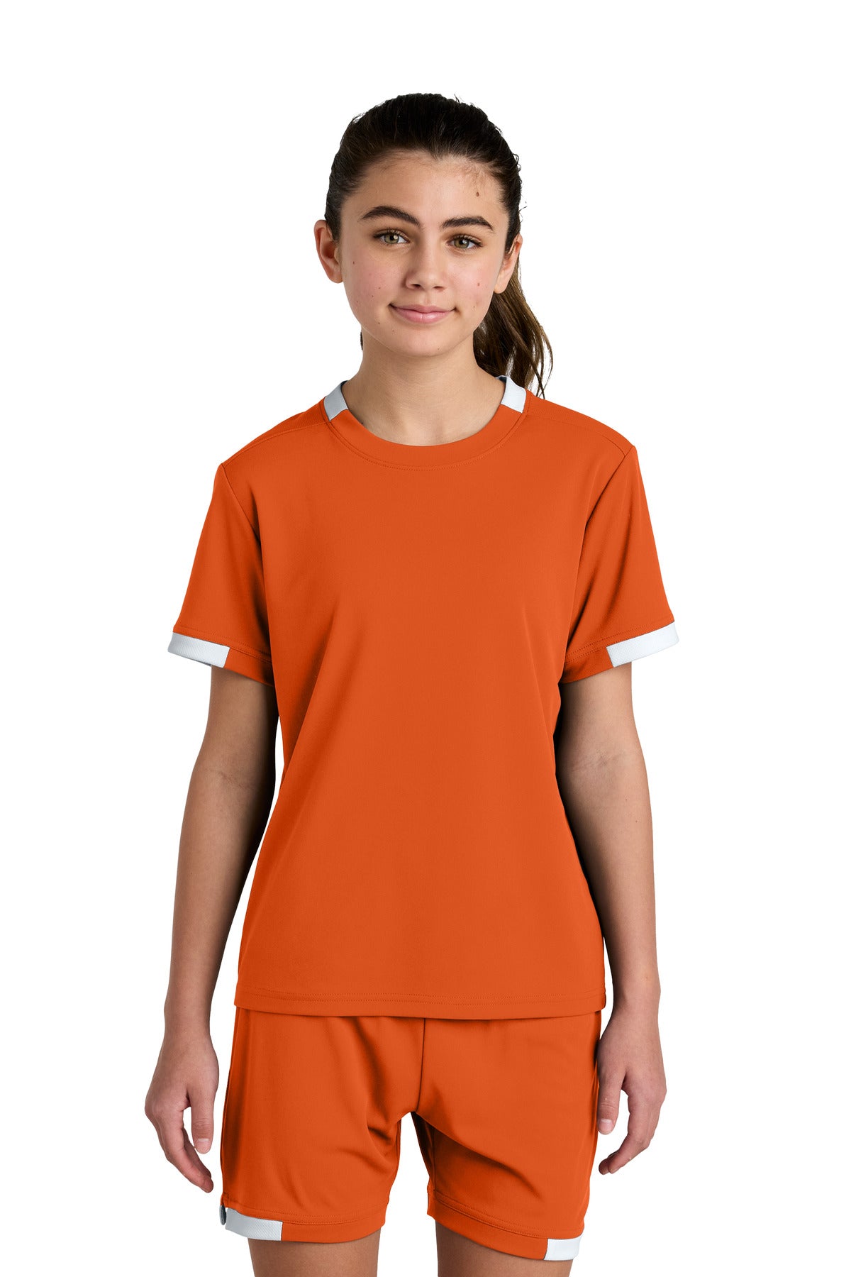 Sport-Tek YST440 Youth Club Short Sleeve Crew