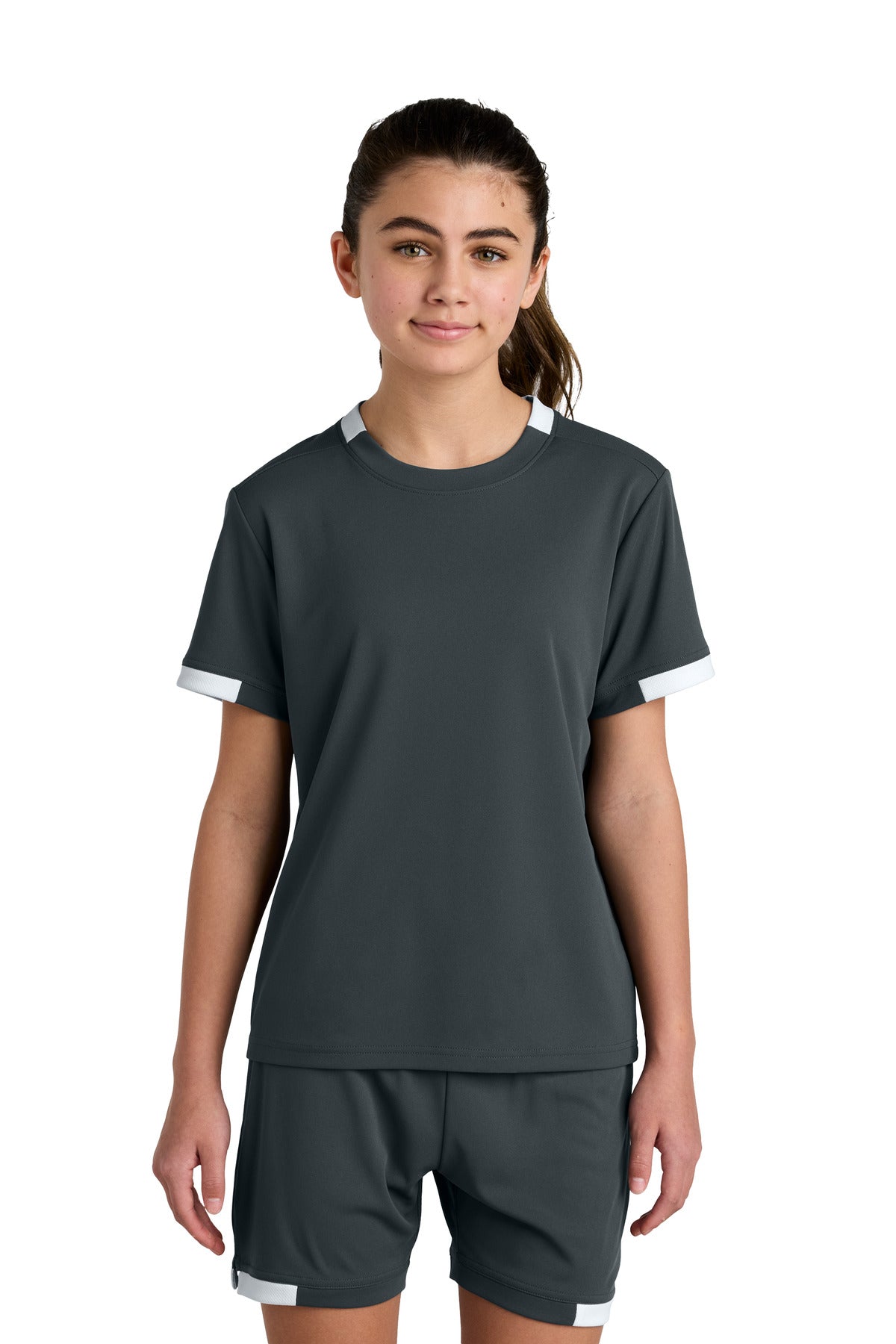 Sport-Tek ® Youth Club Short Sleeve Crew YST440 - Sport-Tek YST440