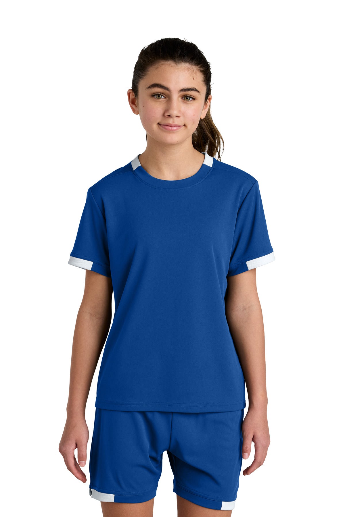 Sport-Tek ® Youth Club Short Sleeve Crew YST440 - Sport-Tek YST440