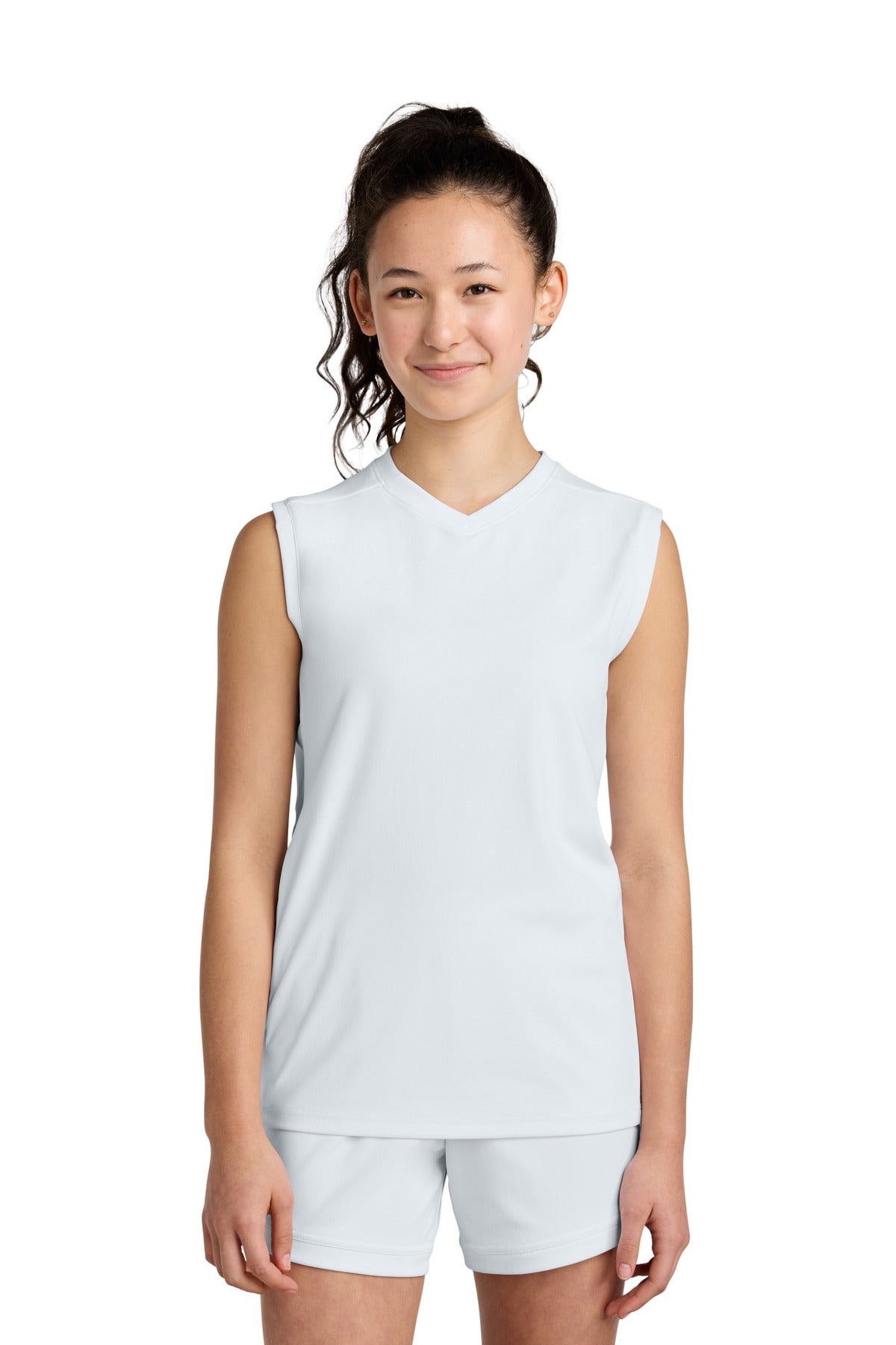 Sport-Tek ® Youth Club Sleeveless V-Neck YST441 - Sport-Tek YST441