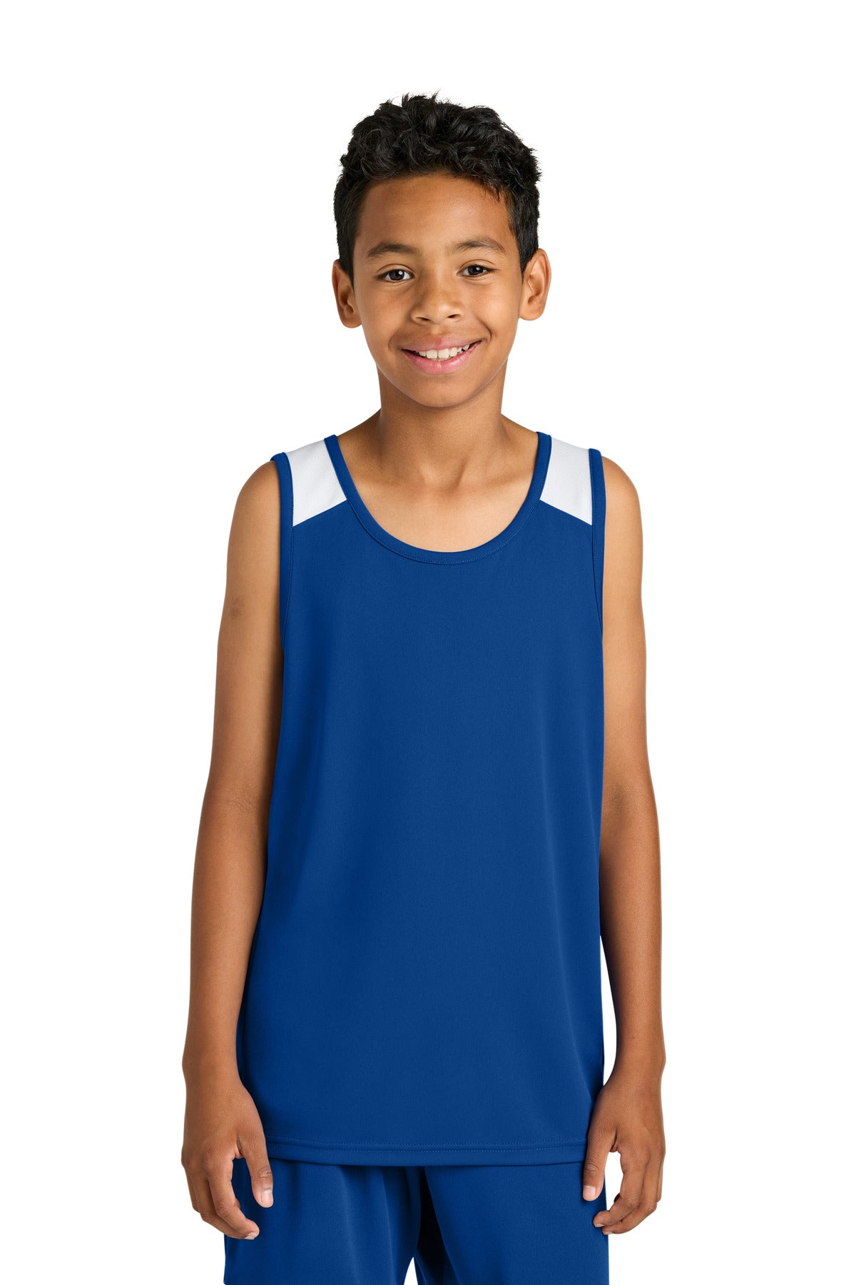 Sport-Tek ® Youth Club Track Tank YST446