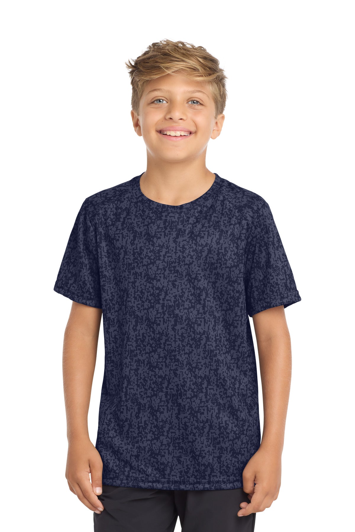 Sport-Tek YST460 Youth Digi Camo Tee Wholesale Performance Youth Apparel