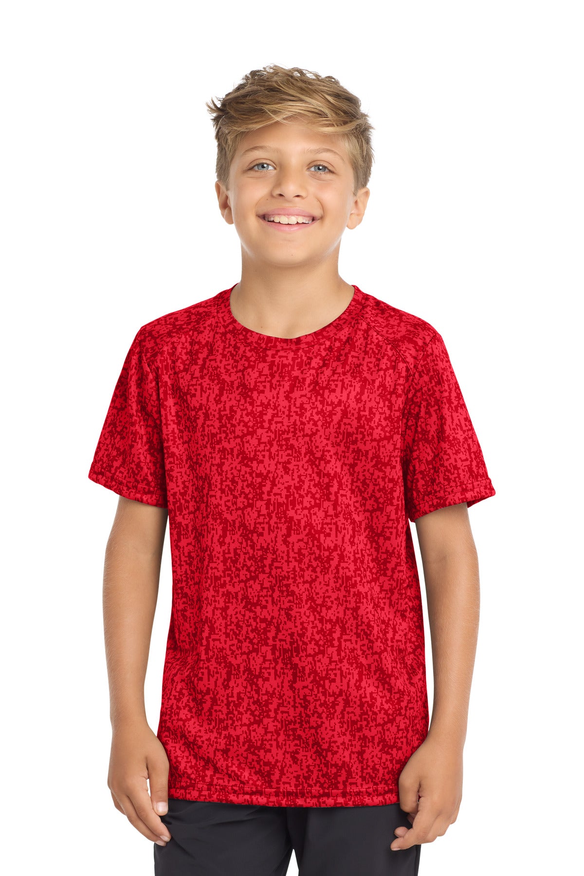 Sport-Tek YST460 Youth Digi Camo Tee Wholesale Performance Youth Apparel