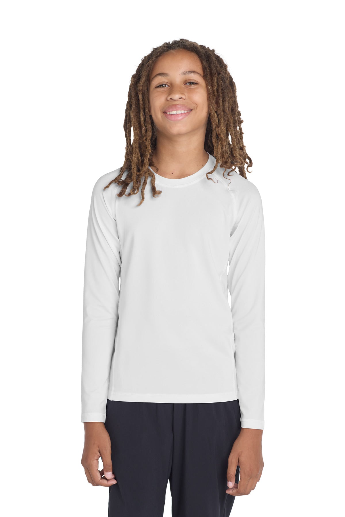 Sport-Tek ® Youth Long Sleeve Rashguard Tee. YST470LS - Sport-Tek YST470LS