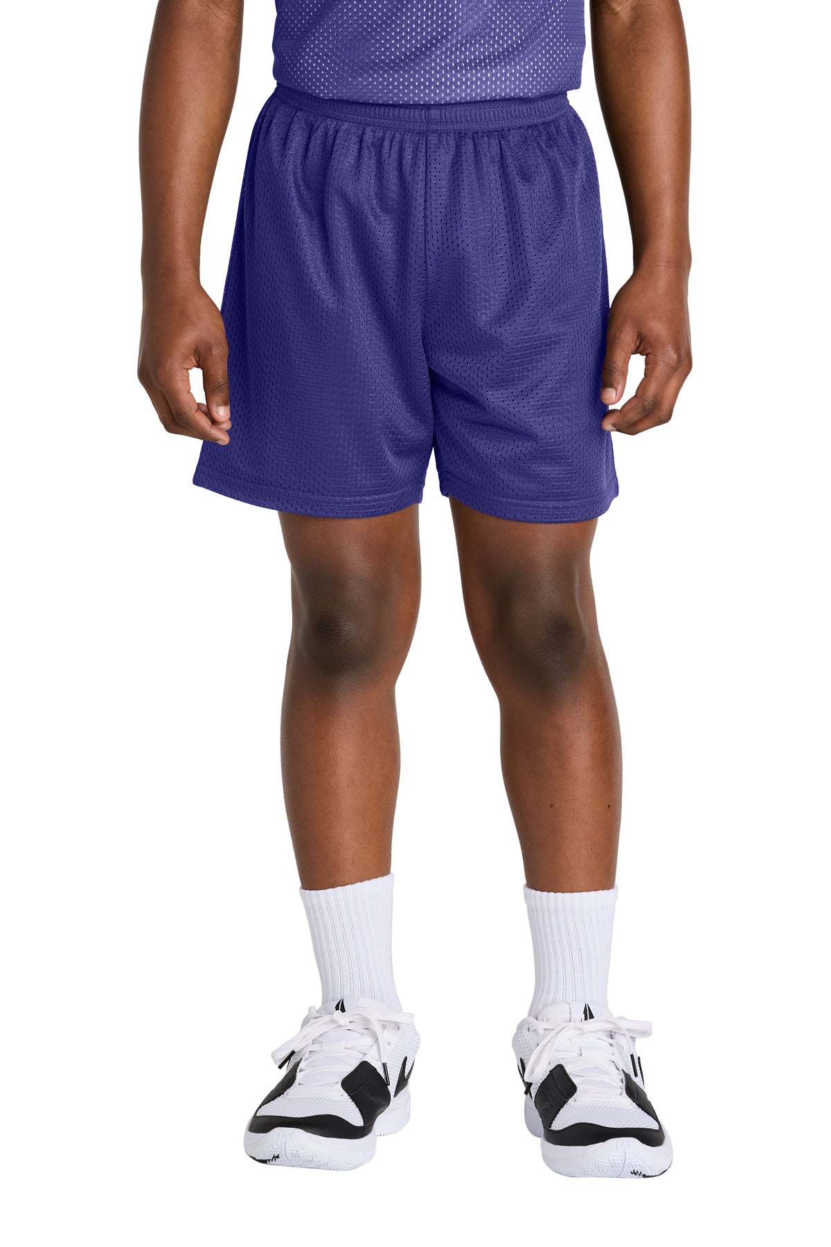 Sport-Tek ® Youth PosiCharge ® Mesh 5' Short YST5100 - Sport-Tek YST5100