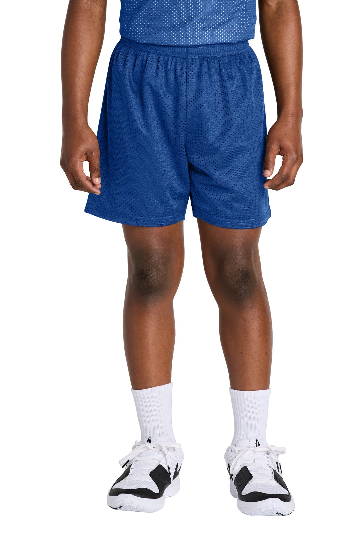 Sport-Tek ® Youth PosiCharge ® Mesh 5' Short YST5100 - Sport-Tek YST5100