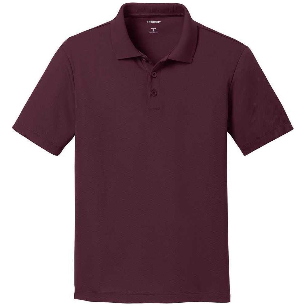 DRIEQUIP Youth Racer Mesh Polo DRI-EQUIP