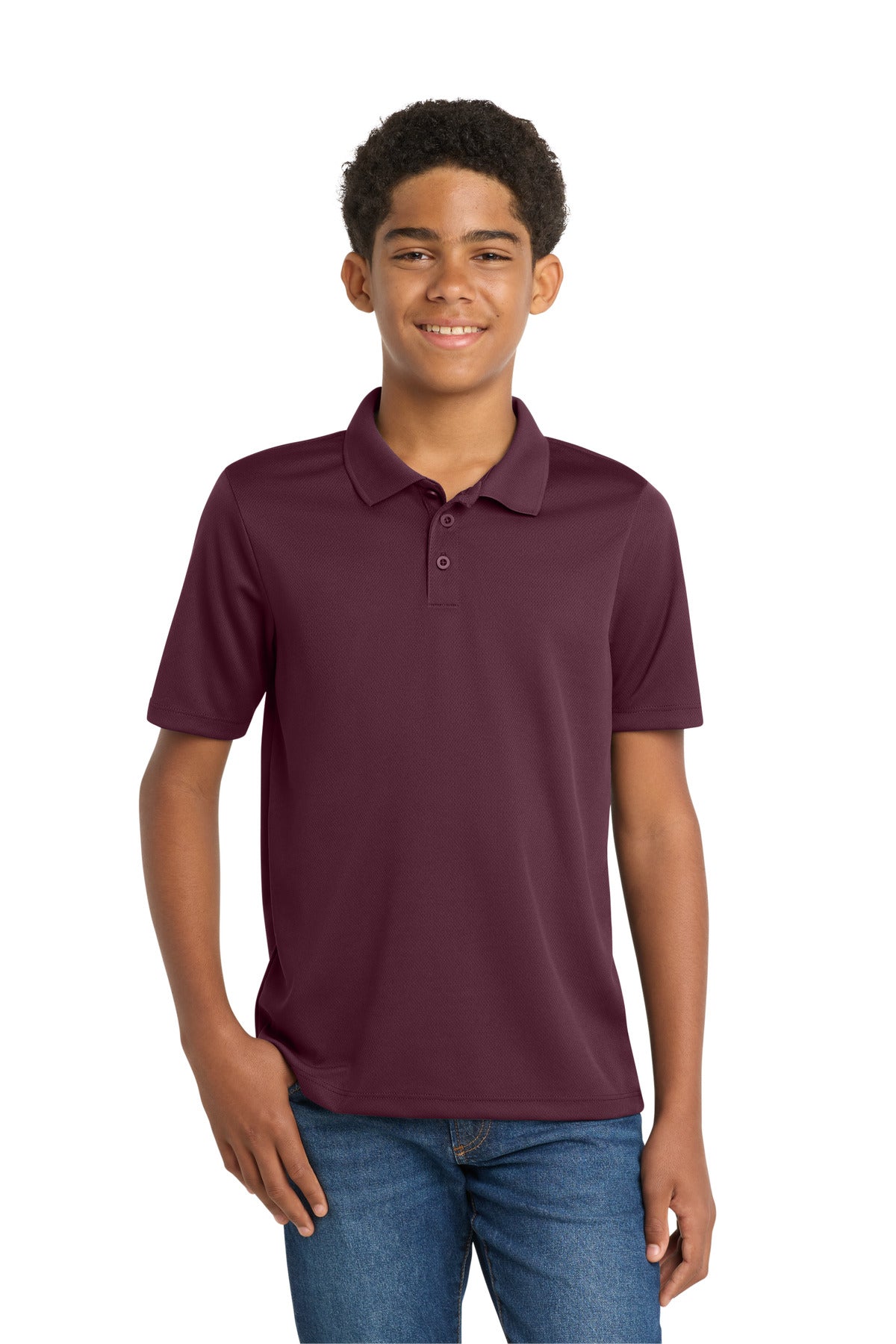 Sport-Tek ® Youth PosiCharge ® RacerMesh ® Polo. YST640 - Sport-Tek YST640