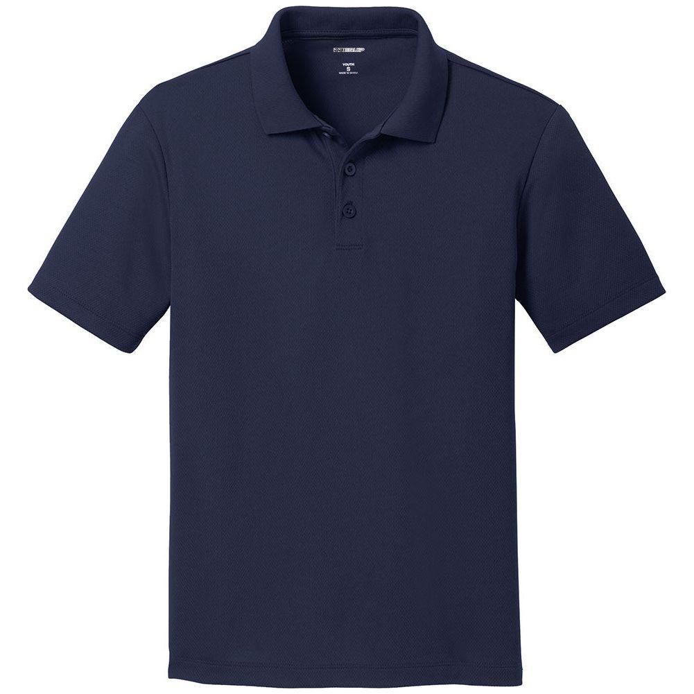 DRIEQUIP Youth Racer Mesh Polo DRI-EQUIP