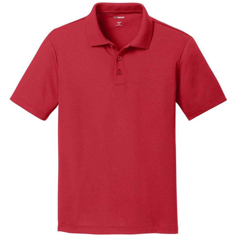 DRIEQUIP Youth Racer Mesh Polo DRI-EQUIP