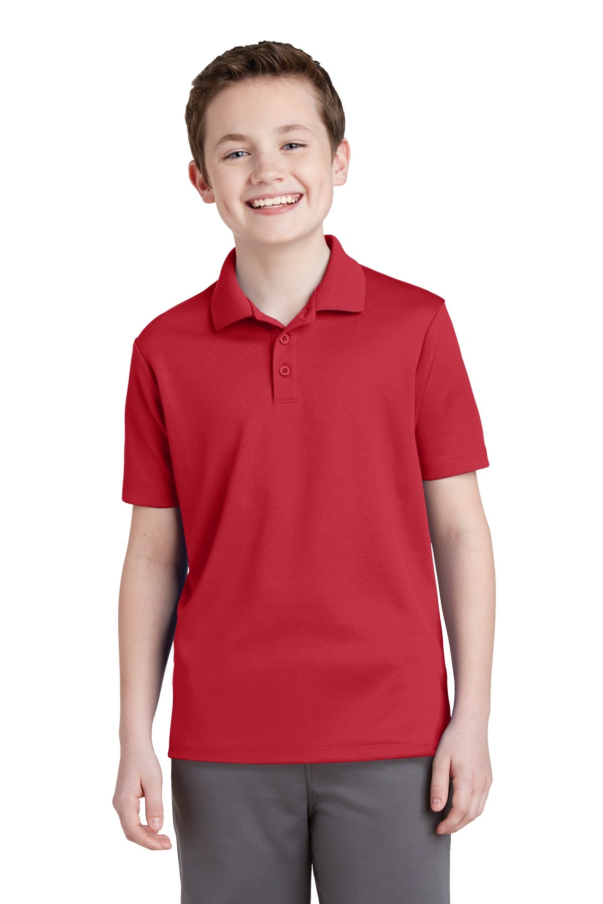 Sport-Tek ® Youth PosiCharge ® RacerMesh ® Polo. YST640 - Sport-Tek YST640