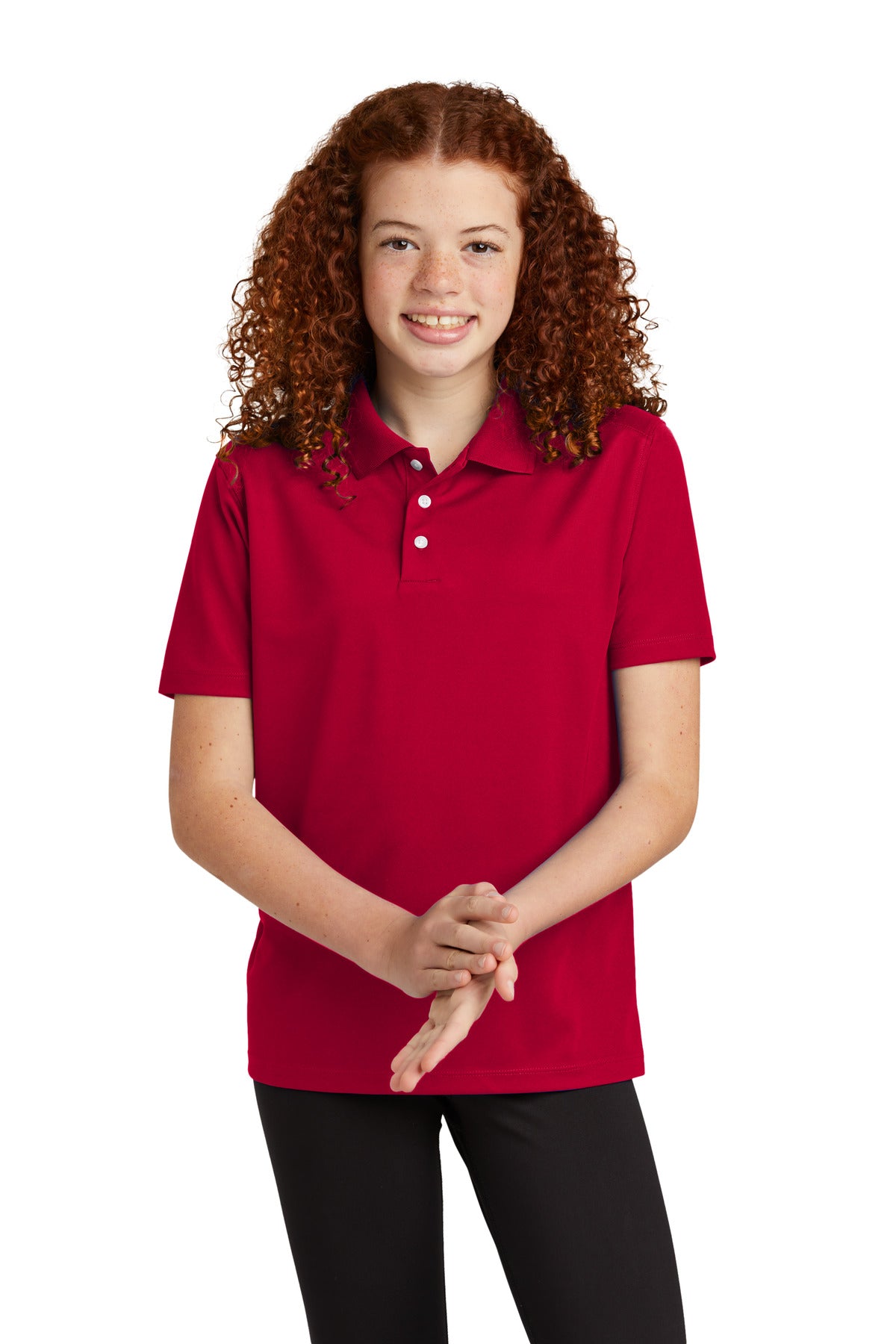 Sport-Tek YST740 Youth UV Micropique Polo