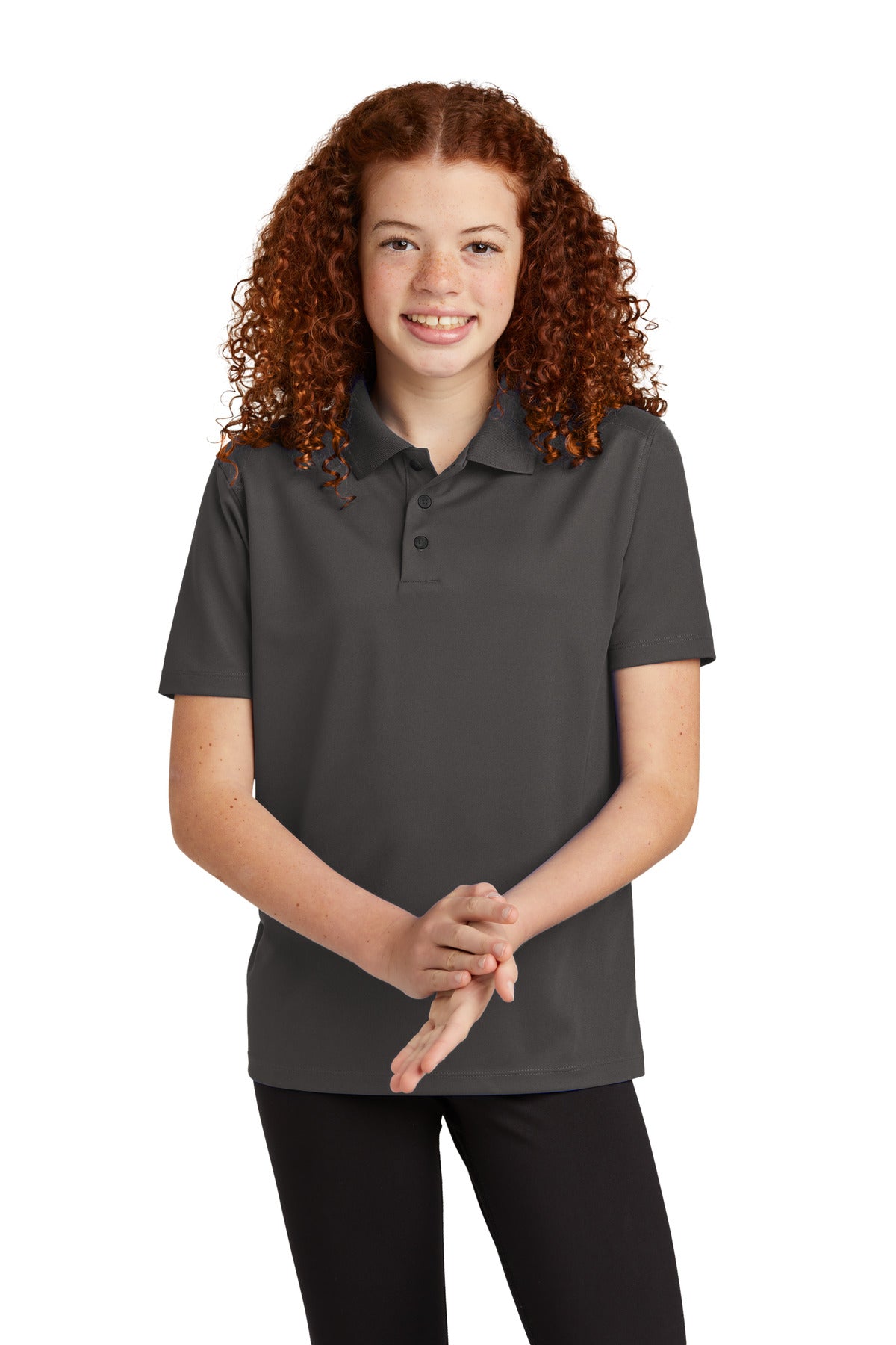Sport-Tek YST740 Youth UV Micropique Polo