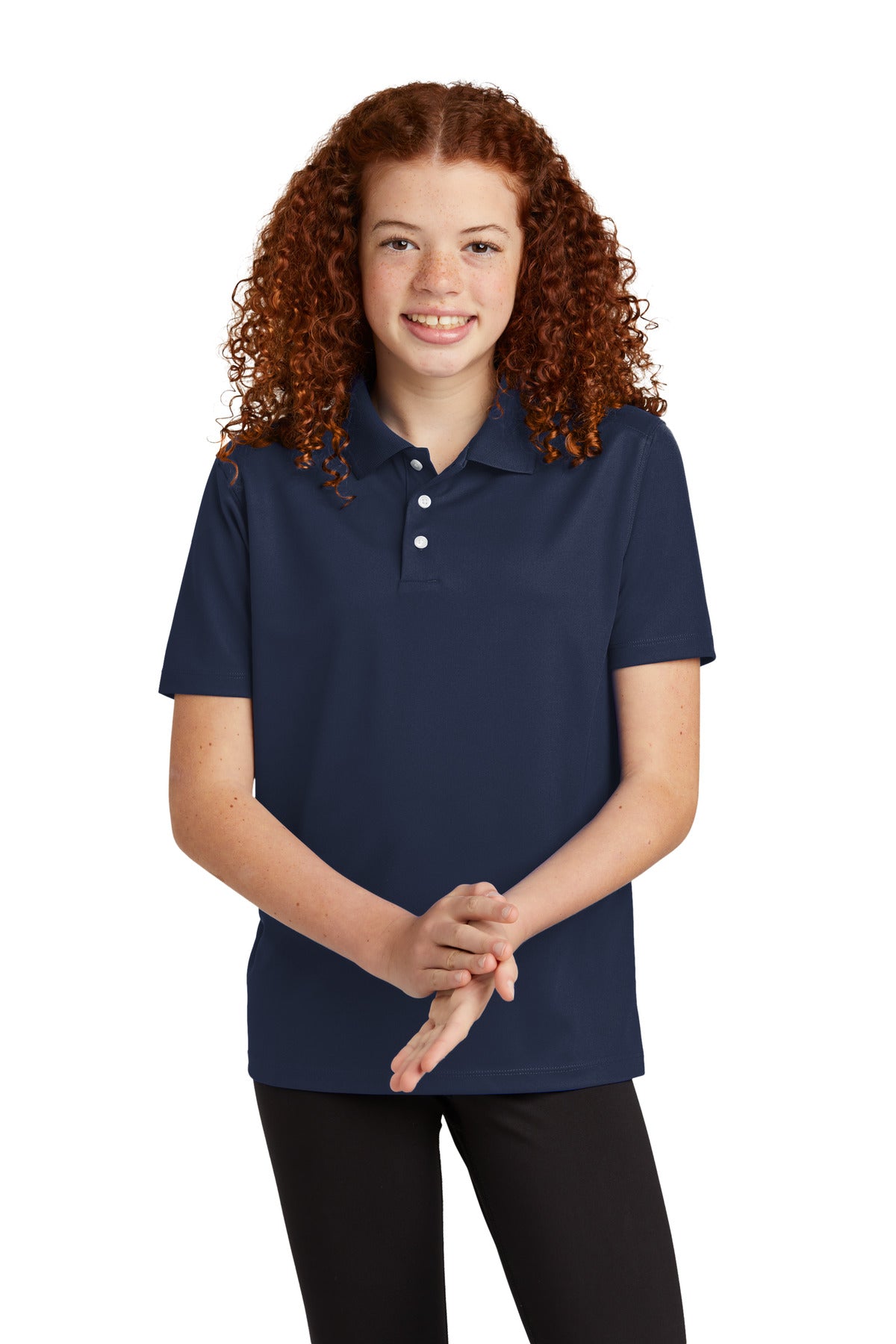 Sport-Tek YST740 Youth UV Micropique Polo