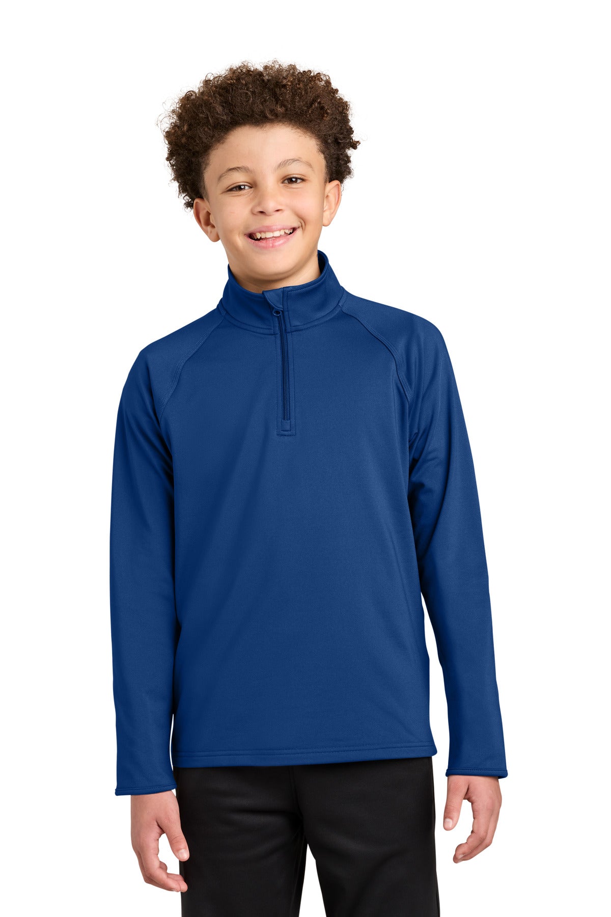 Sport-Tek YST850 Youth Sport-Wick Stretch 1/4-Zip Pullover