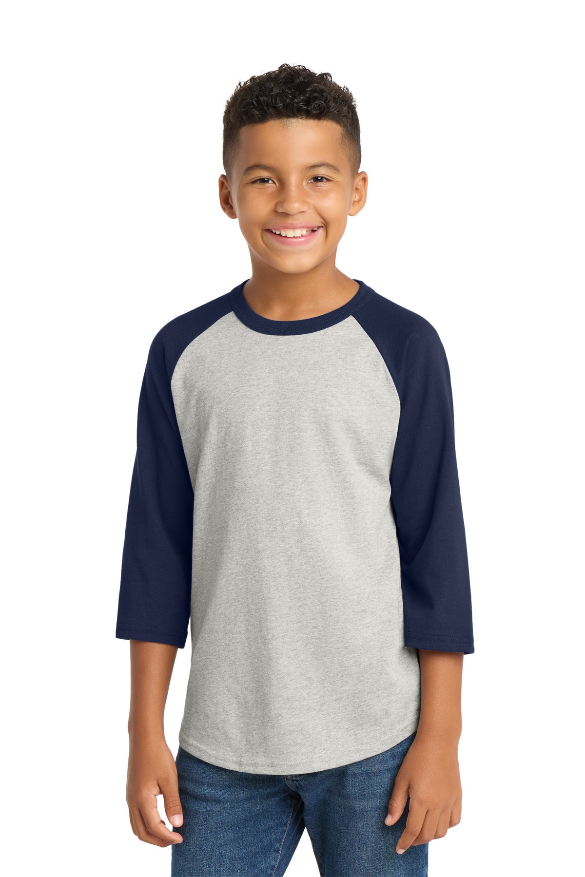 Sport-Tek YT200 Youth Colorblock Raglan Jersey