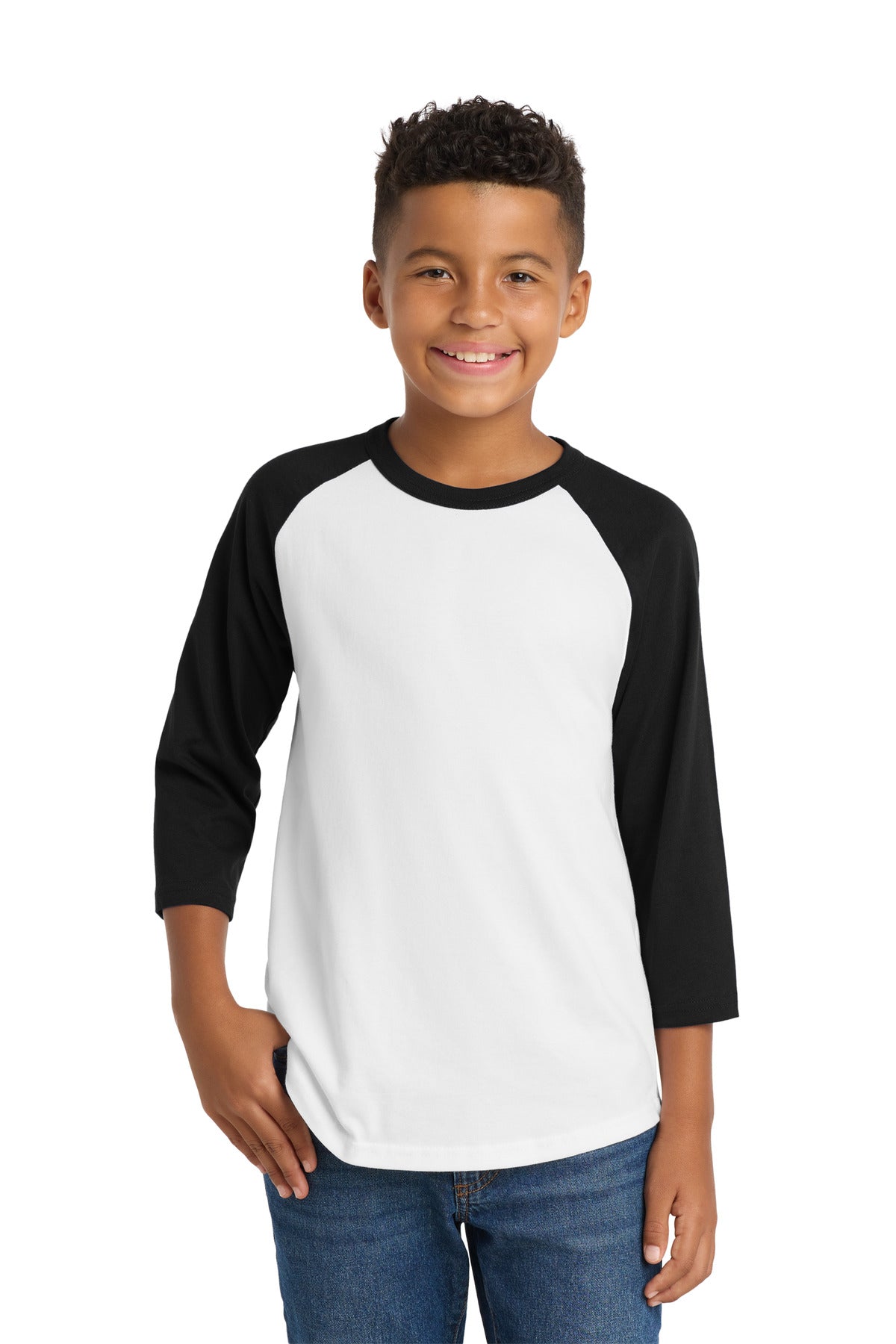 Sport-Tek ® Youth Colorblock Raglan Jersey. YT200 - Sport-Tek YT200