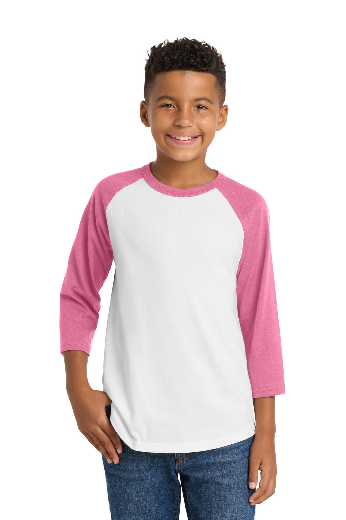 Sport-Tek ® Youth Colorblock Raglan Jersey. YT200 - Sport-Tek YT200