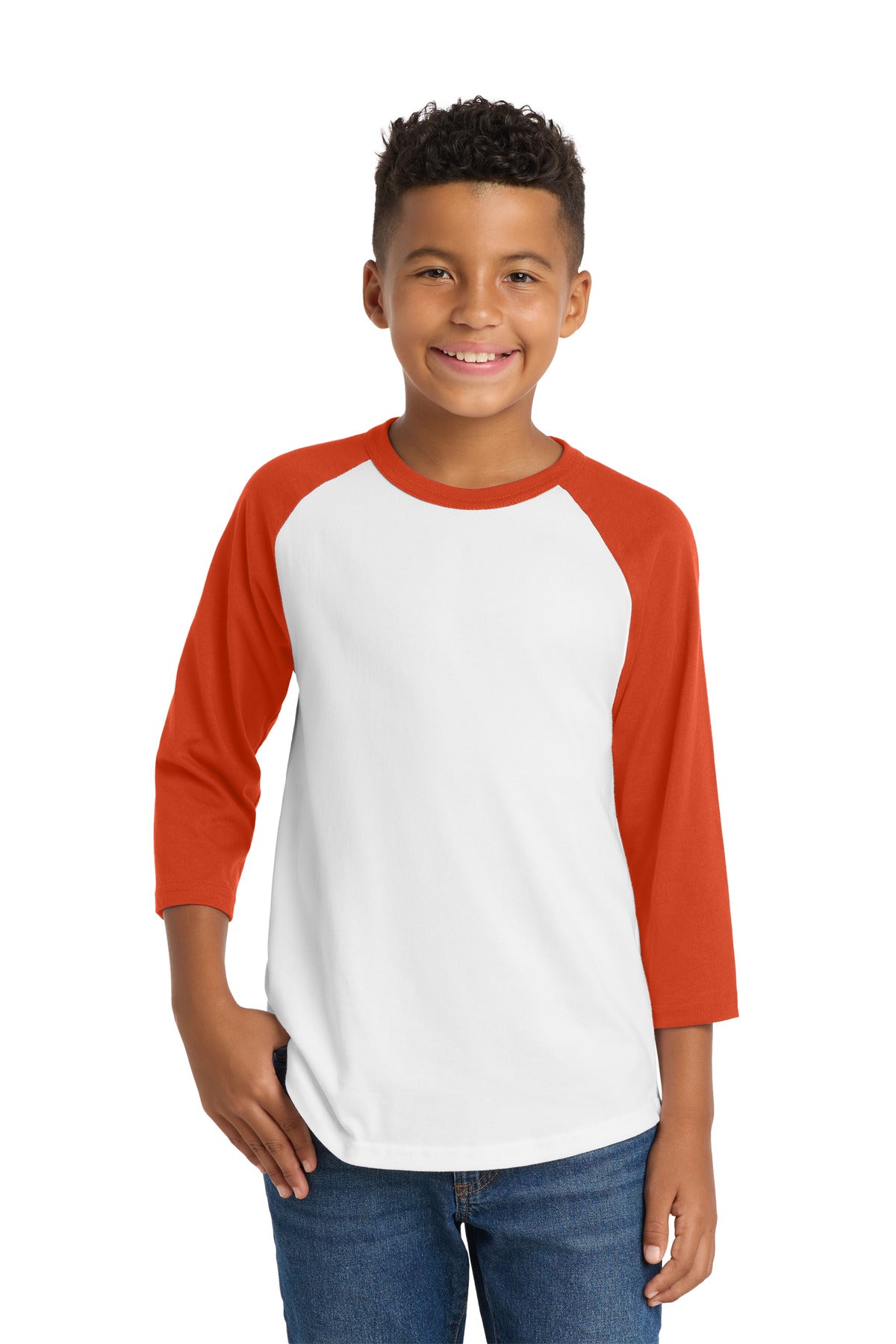 Sport-Tek ® Youth Colorblock Raglan Jersey. YT200 - Sport-Tek YT200